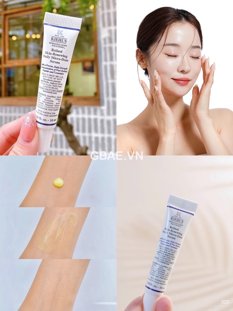 Tinh Chất Tái Tạo Da Kiehl's Retinol Skin Renewing Daily Micro-Dose Serum 10ml