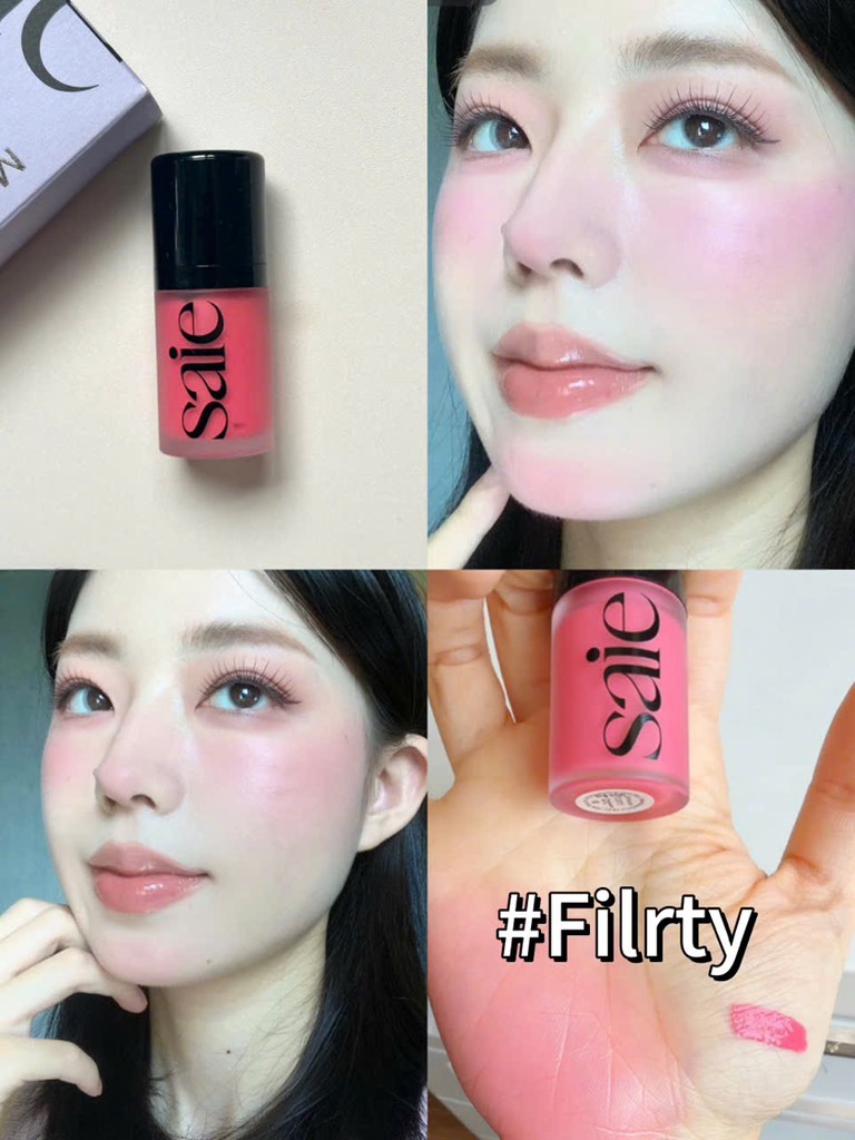 Set Má Hồng SAIE Dew Blush Mini Trio 3x7ml