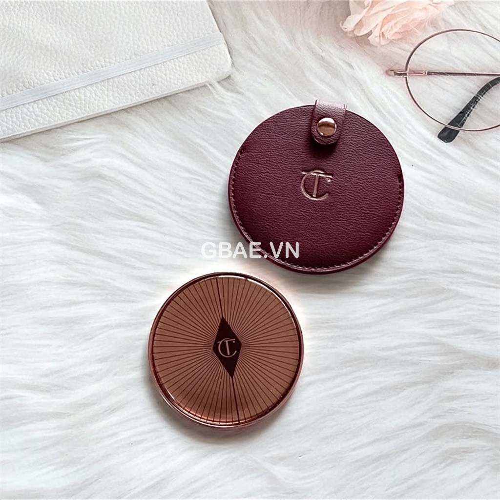 Gương Tròn Charlotte Tilbury Kèm Túi Đựng Gương