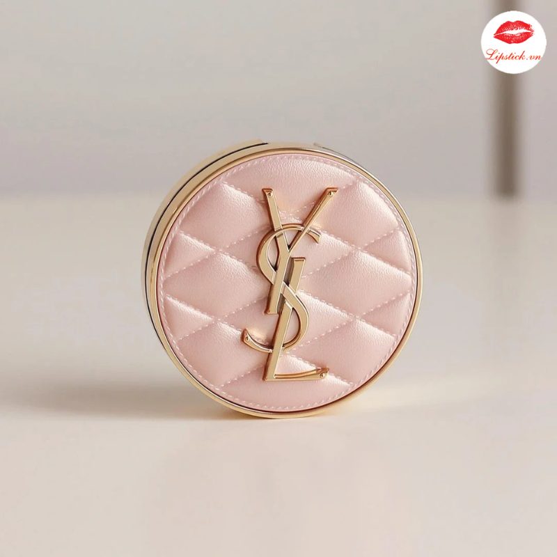 Cushion YSL Vỏ Hồng Touche Éclat Glow-Pact High Cover Mesh Foudation