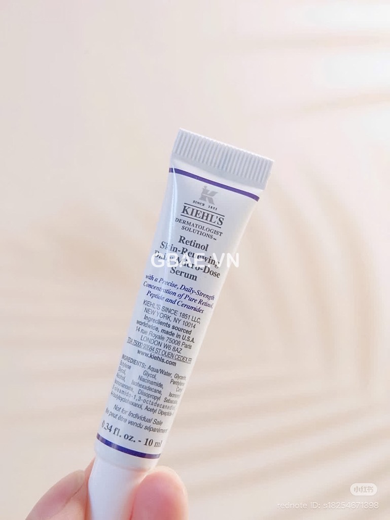 Tinh Chất Tái Tạo Da Kiehl's Retinol Skin Renewing Daily Micro-Dose Serum 10ml