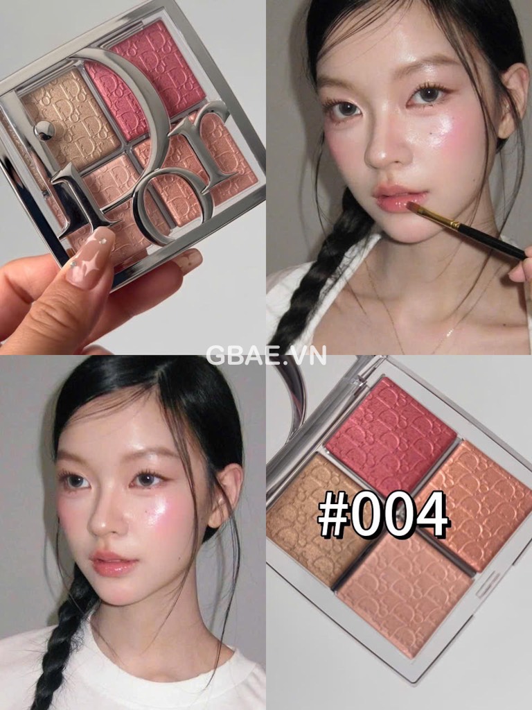 Highlight Má Hồng DIOR 4 ô Backstage Glow Maximizer Palette 2025
