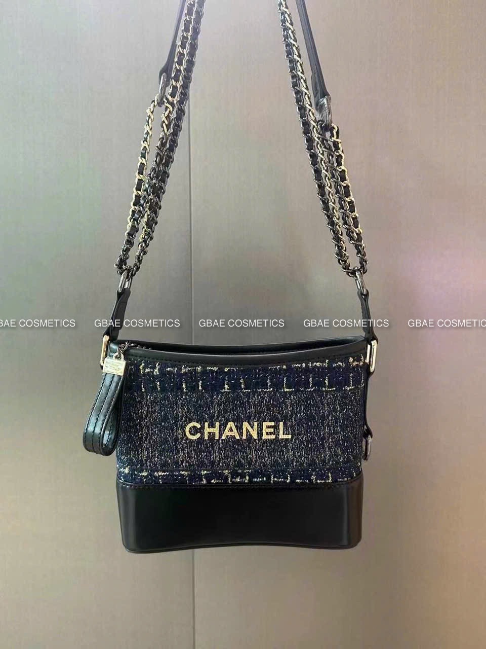 Túi Gift Custom Dạ Tweed CHANEL Limited Đủ Hộp & Túi giấy Chanel Hoa Trà RB