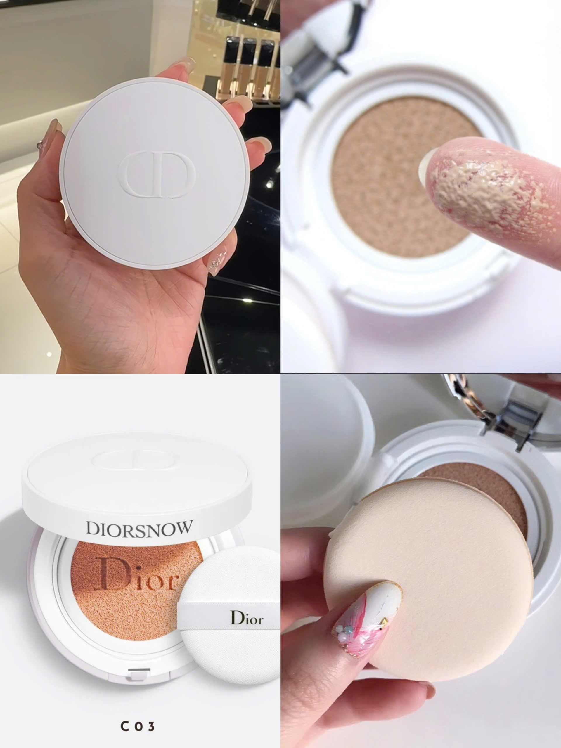 Phấn nước DIOR Snow UV Shield Cushion SPF 50++ (kèm lõi refill)