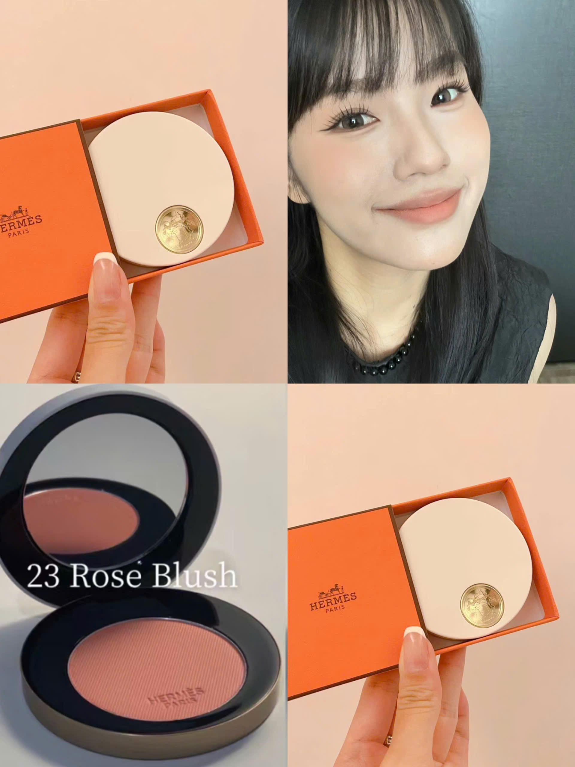 Phấn má Rose Hermès Silky Blush Poweder