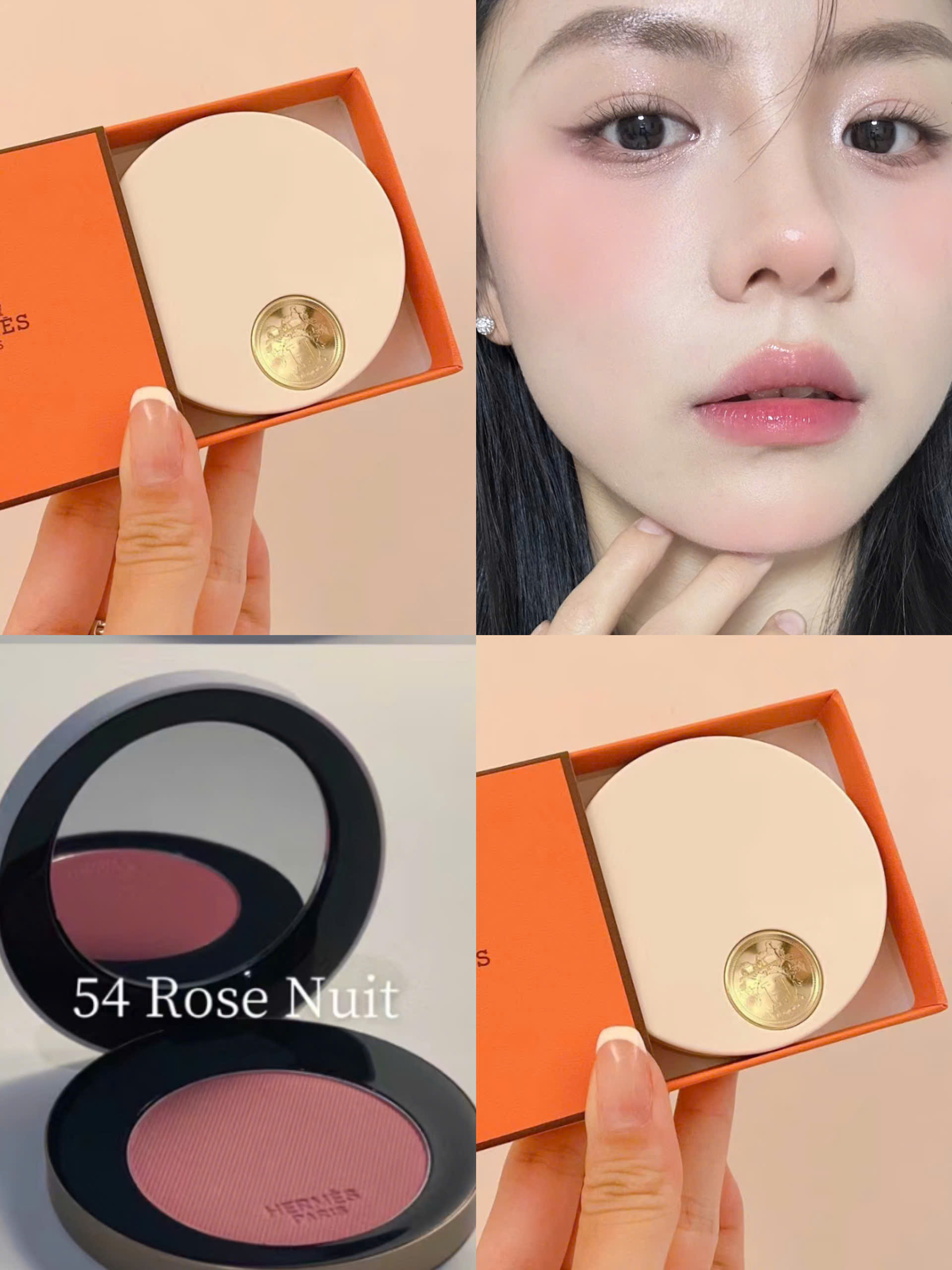 Phấn má Rose Hermès Silky Blush Poweder