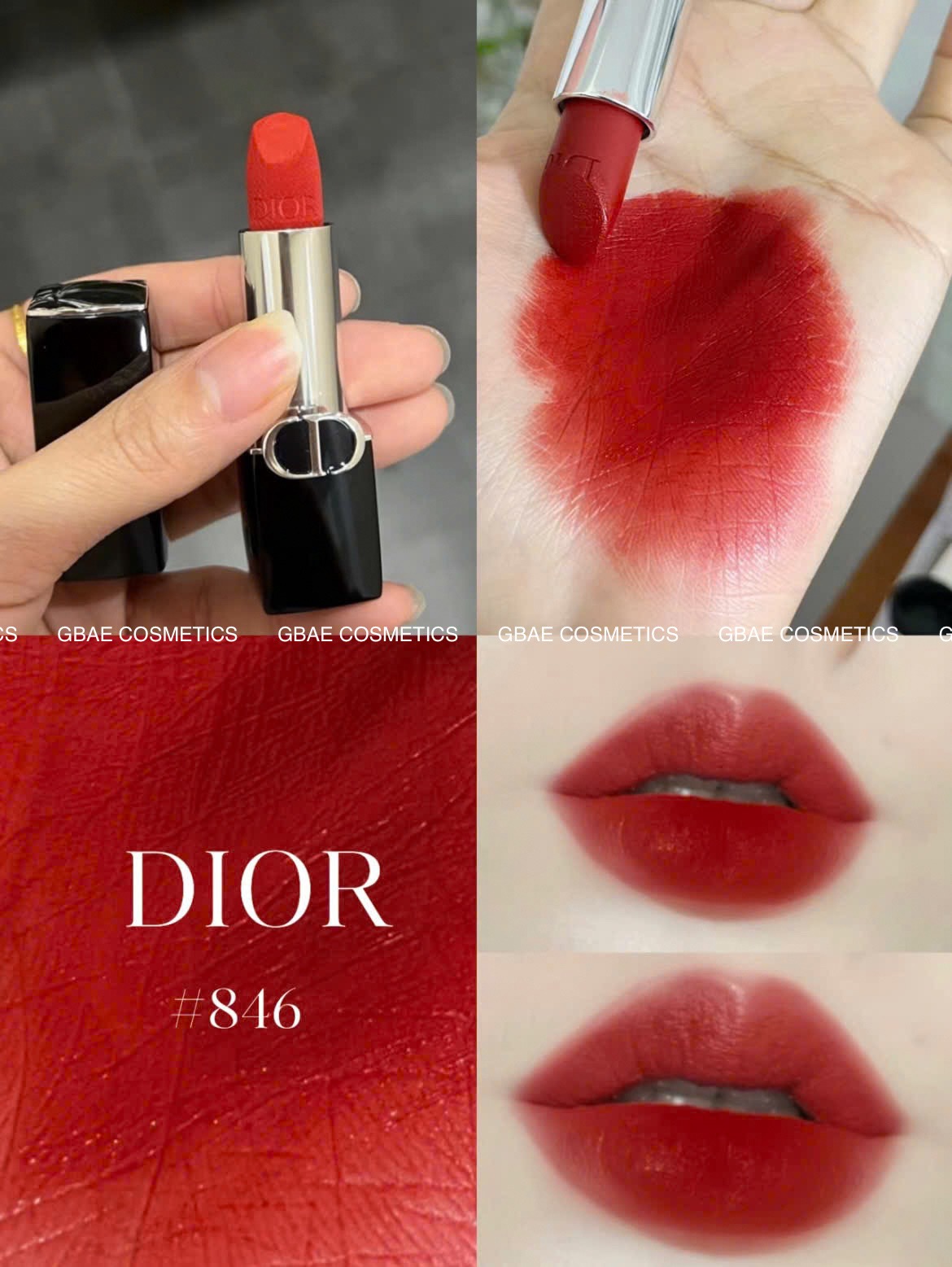 Son DIOR Rouge Nắp Hít Đen 2024 Couture Colour Refillable Floral Lip Care