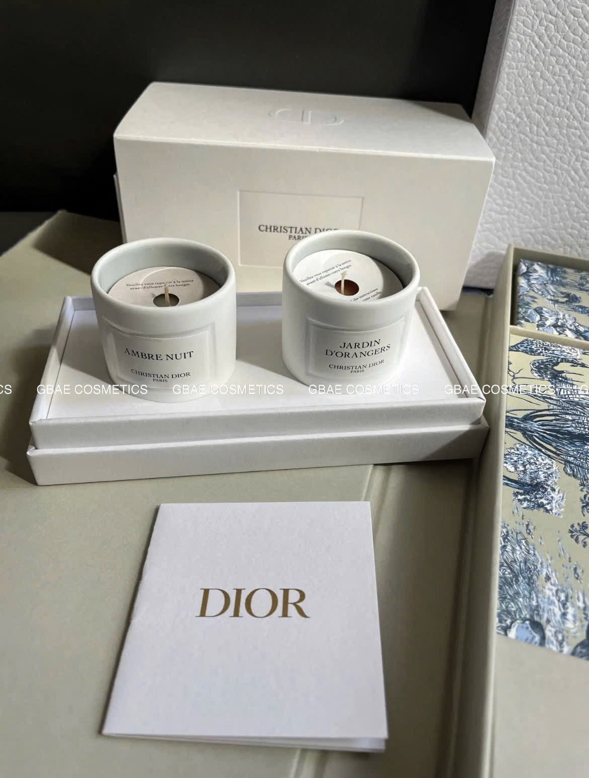 Set Nến Thơm DIOR Paris Bouge Parfume Scented Candle - 35gx2