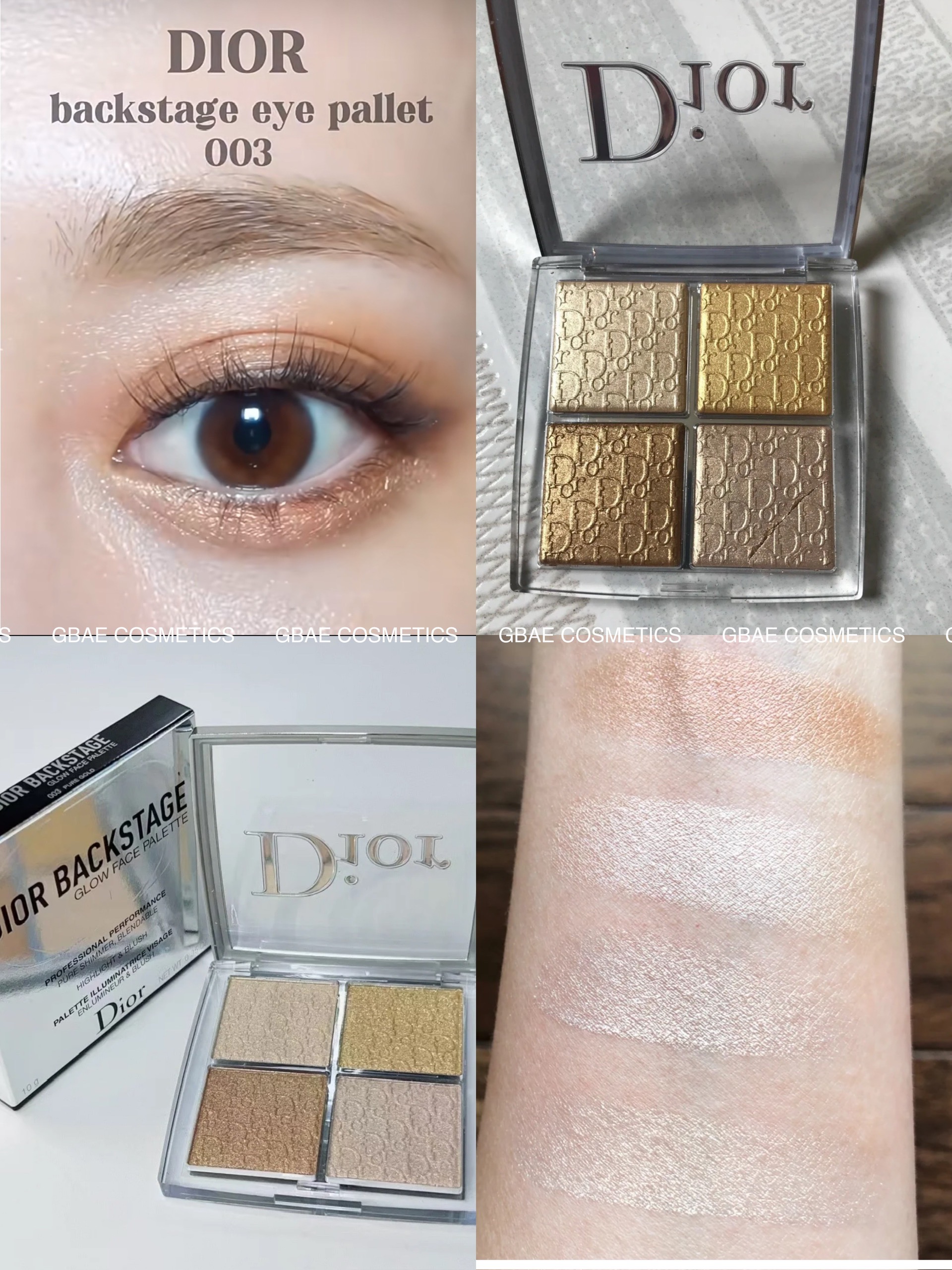 Bảng Highlight Má Hồng DIOR Backstage Glow Face Palette