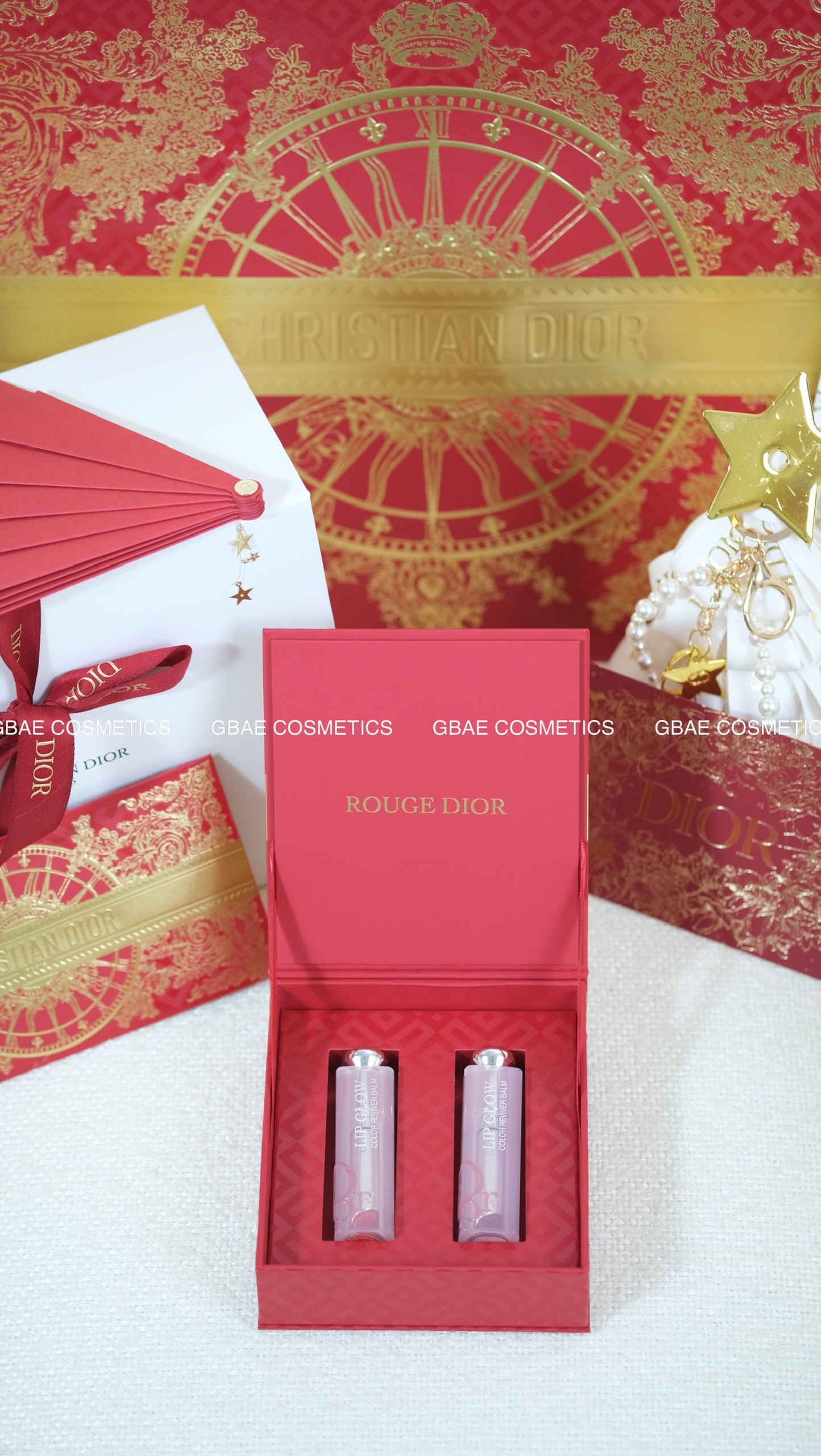 Hộp/Case Đựng Son DIOR Lunar New Year 2025 (vừa Dior Rouge, Dior Glow, Dior Kem Laquer Fullsize)
