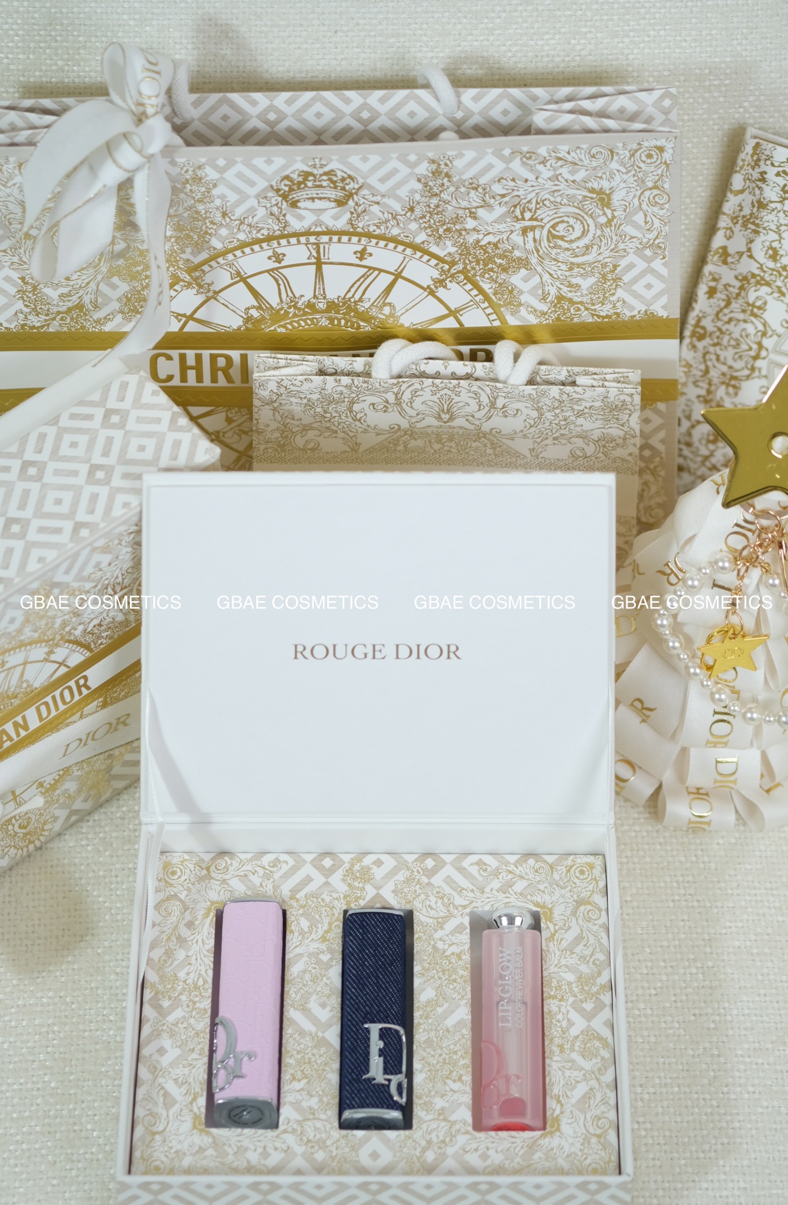 Hộp/Case Đựng Son DIOR Lunar New Year 2025 (vừa Dior Rouge, Dior Glow, Dior Kem Laquer Fullsize)