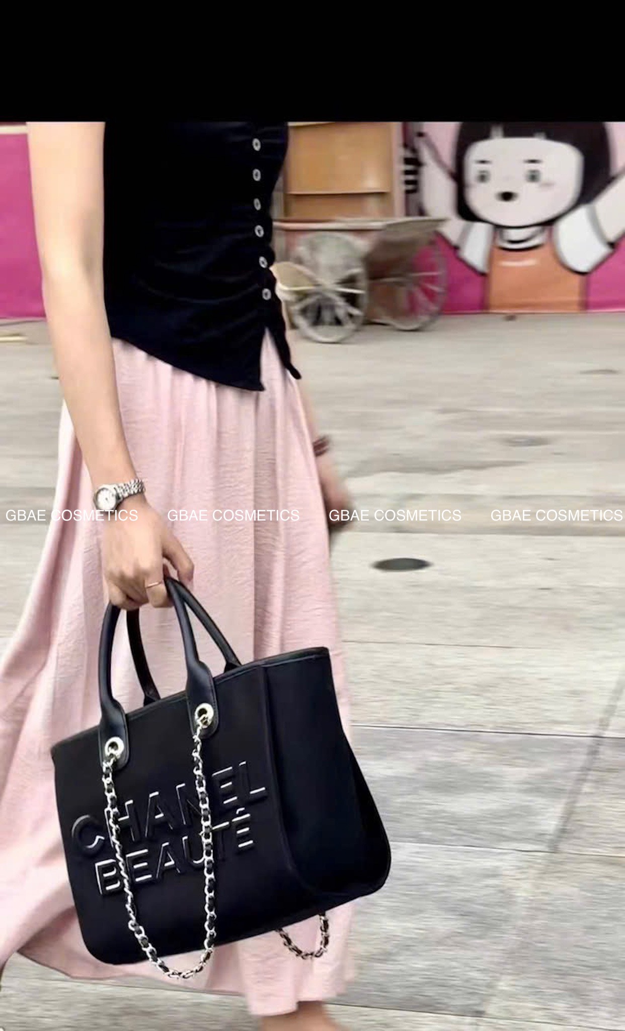 Túi Tote CHANEL Custom Túi Gift Chính Hãng 32x24x15cm (vừa lap 14 inch)