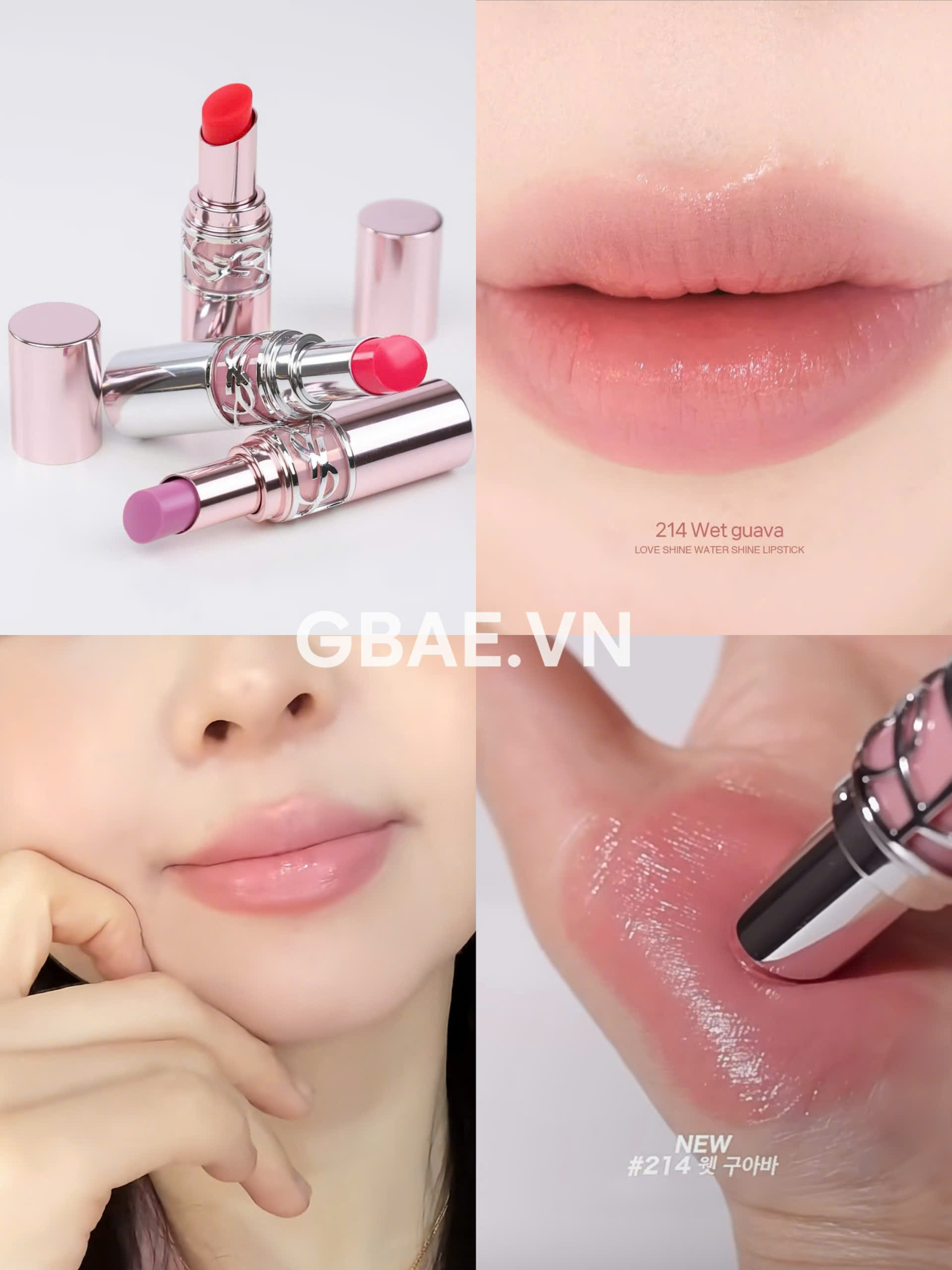 Son Dưỡng YSL Candy GLow/LoveShine Caring Lipstick 3.2g