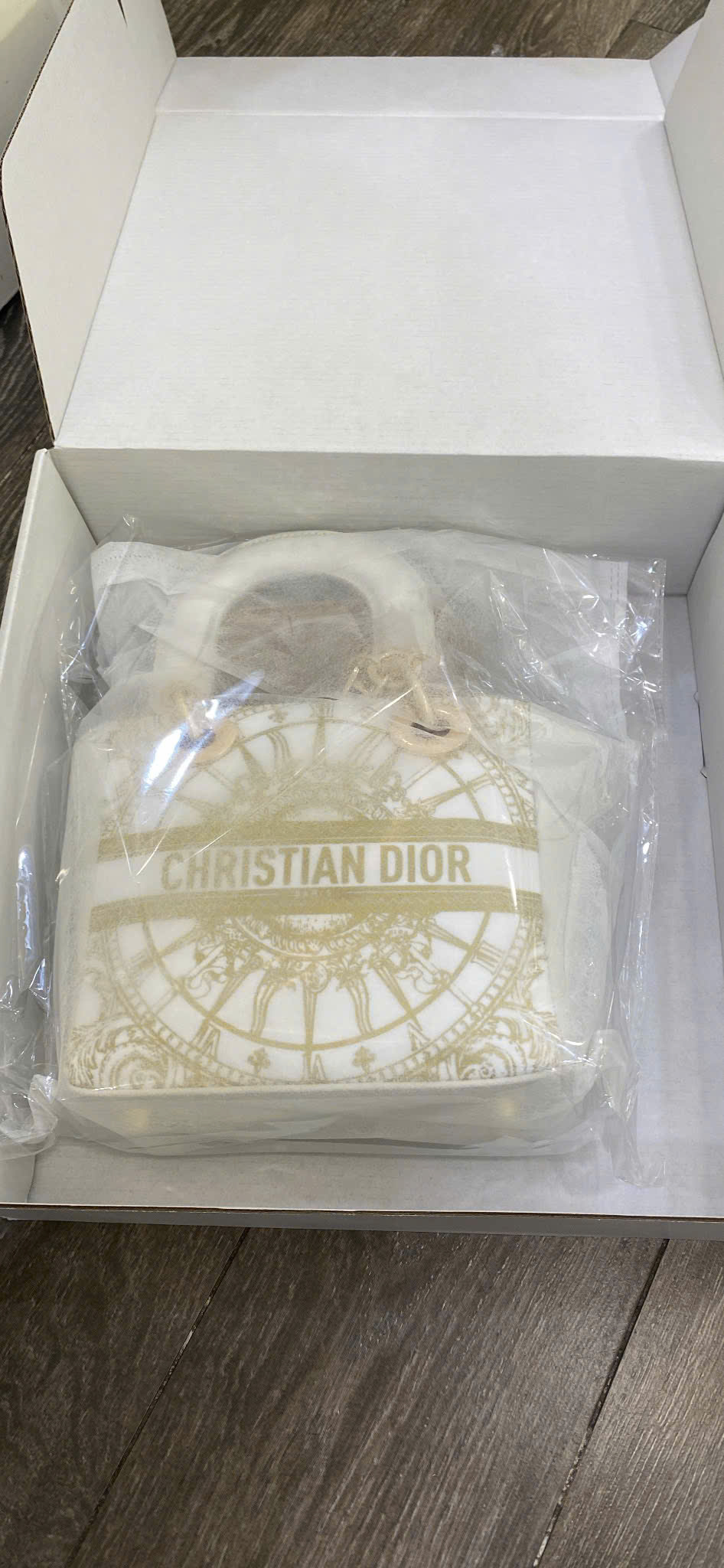 Túi DIOR custom hoạ tiết Holiday Limited dáng Lady size 25cm fullbox túi giấy hãng