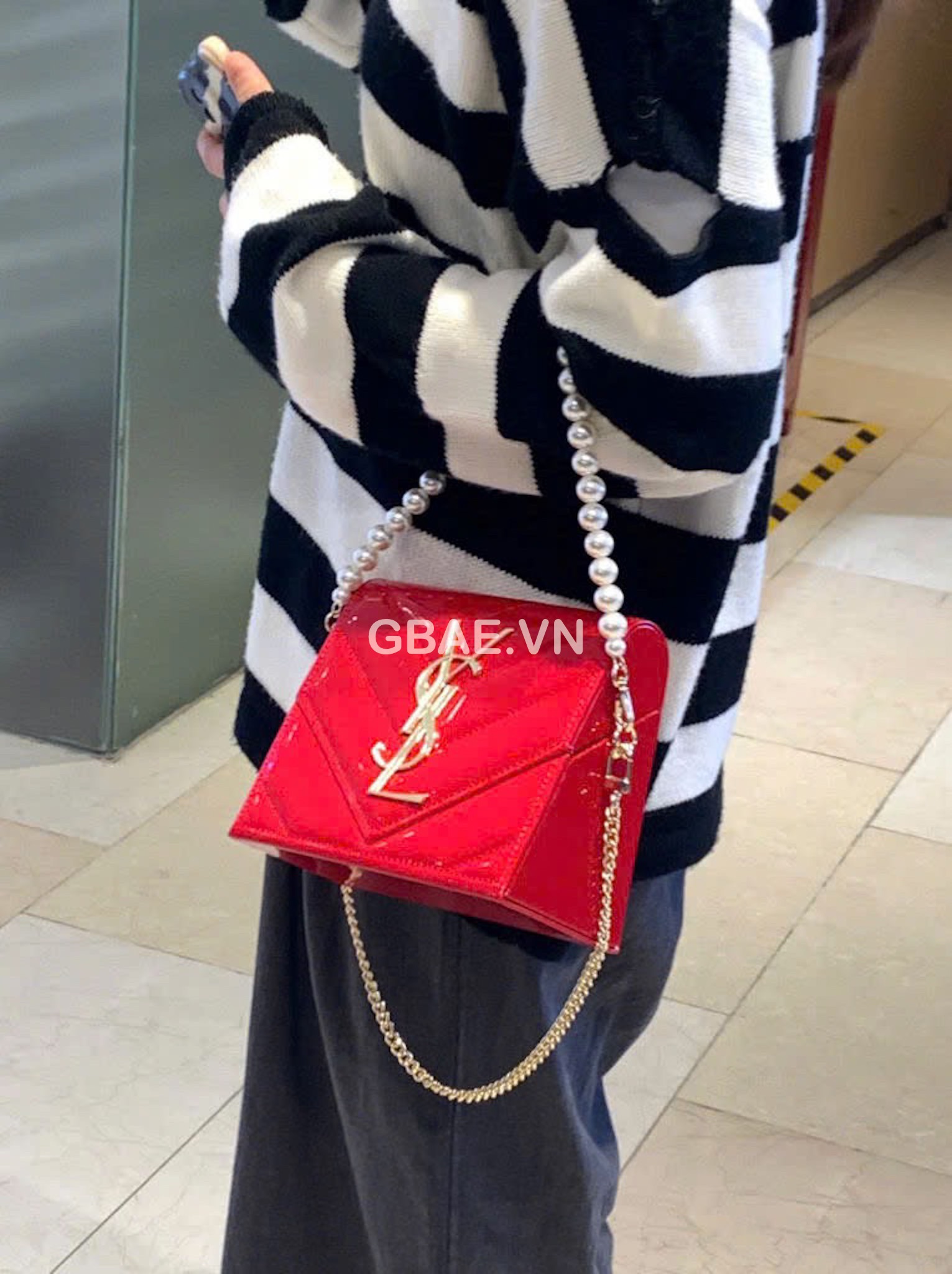 Túi Gift YSL Beauty VIP Gift Pouch Bag Fullbox Kèm Túi Giấy Hãng