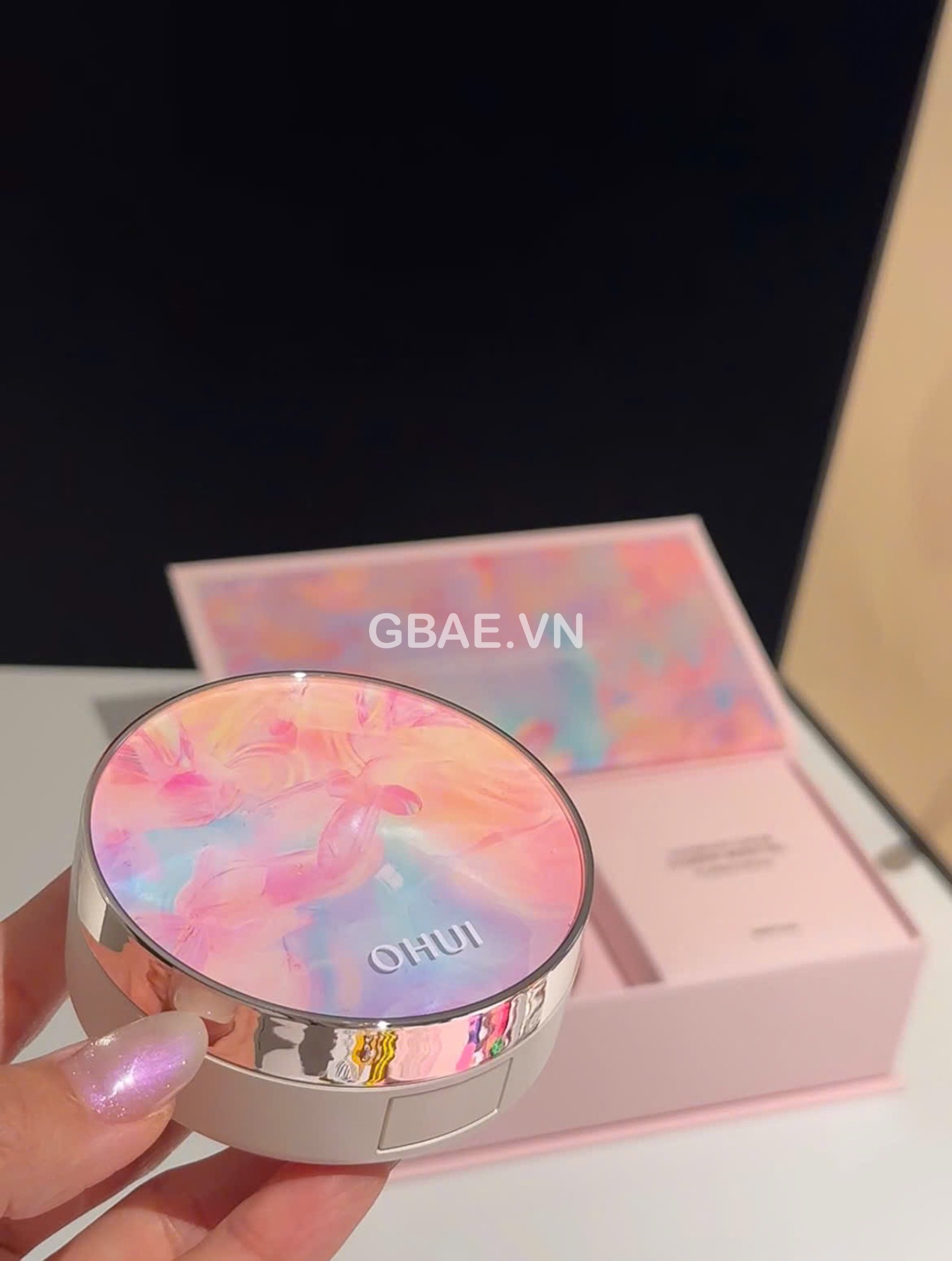 Set Cushion OHUI Phiên Bản limited hoa ( 1 case + 2 lõi )