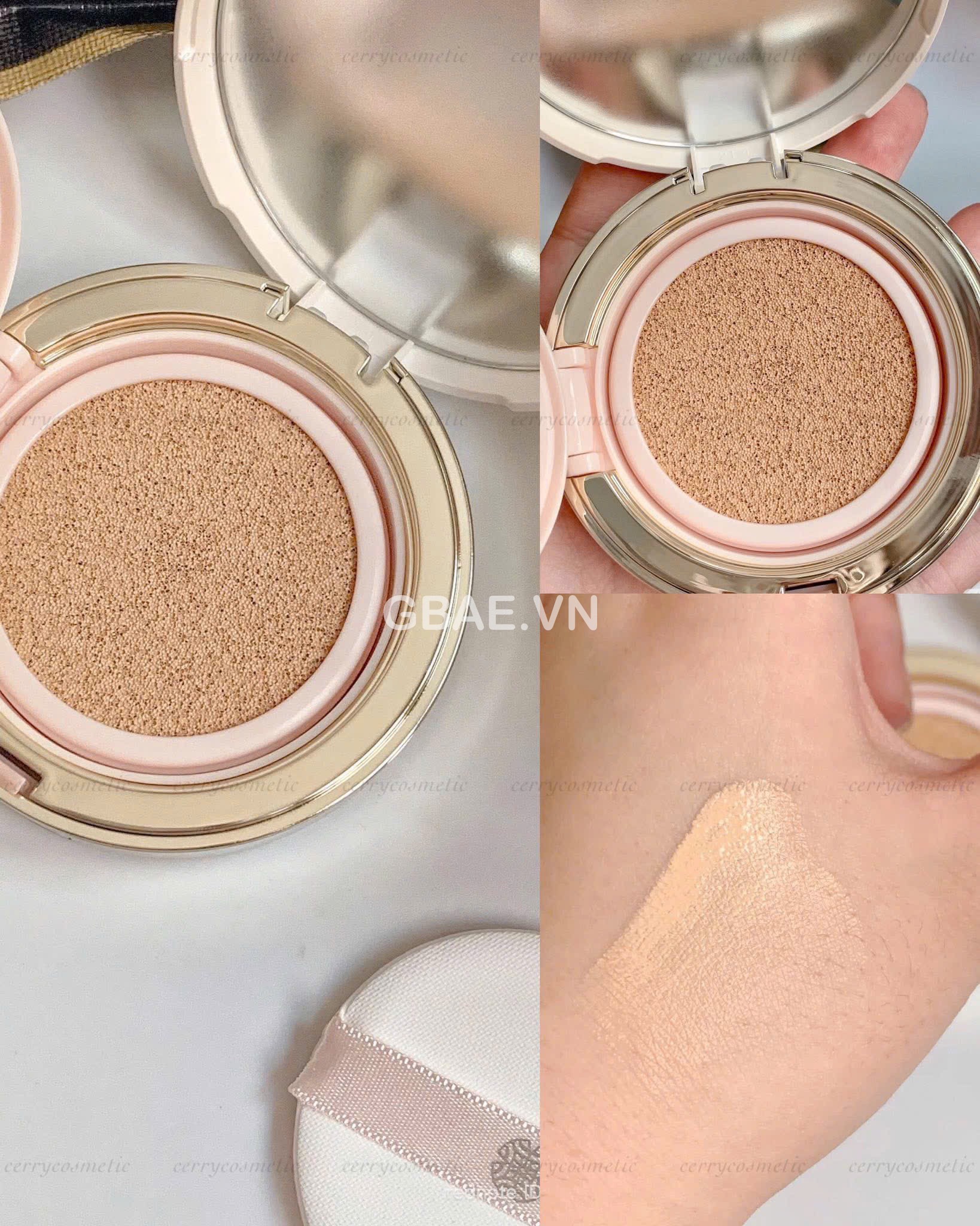 Set Cushion OHUI Phiên Bản limited hoa ( 1 case + 2 lõi )