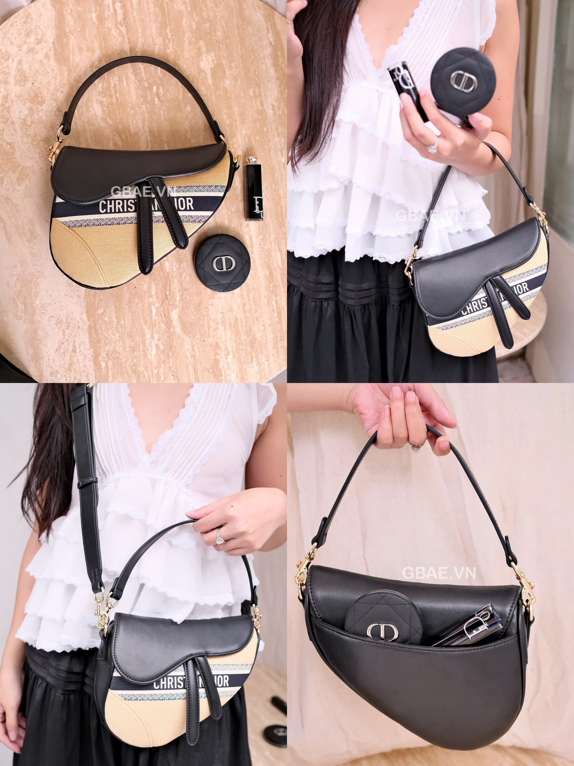 Túi Gift Custom DIOR Saddle Mini Bag Dáng Yên Ngựa NEW 2025