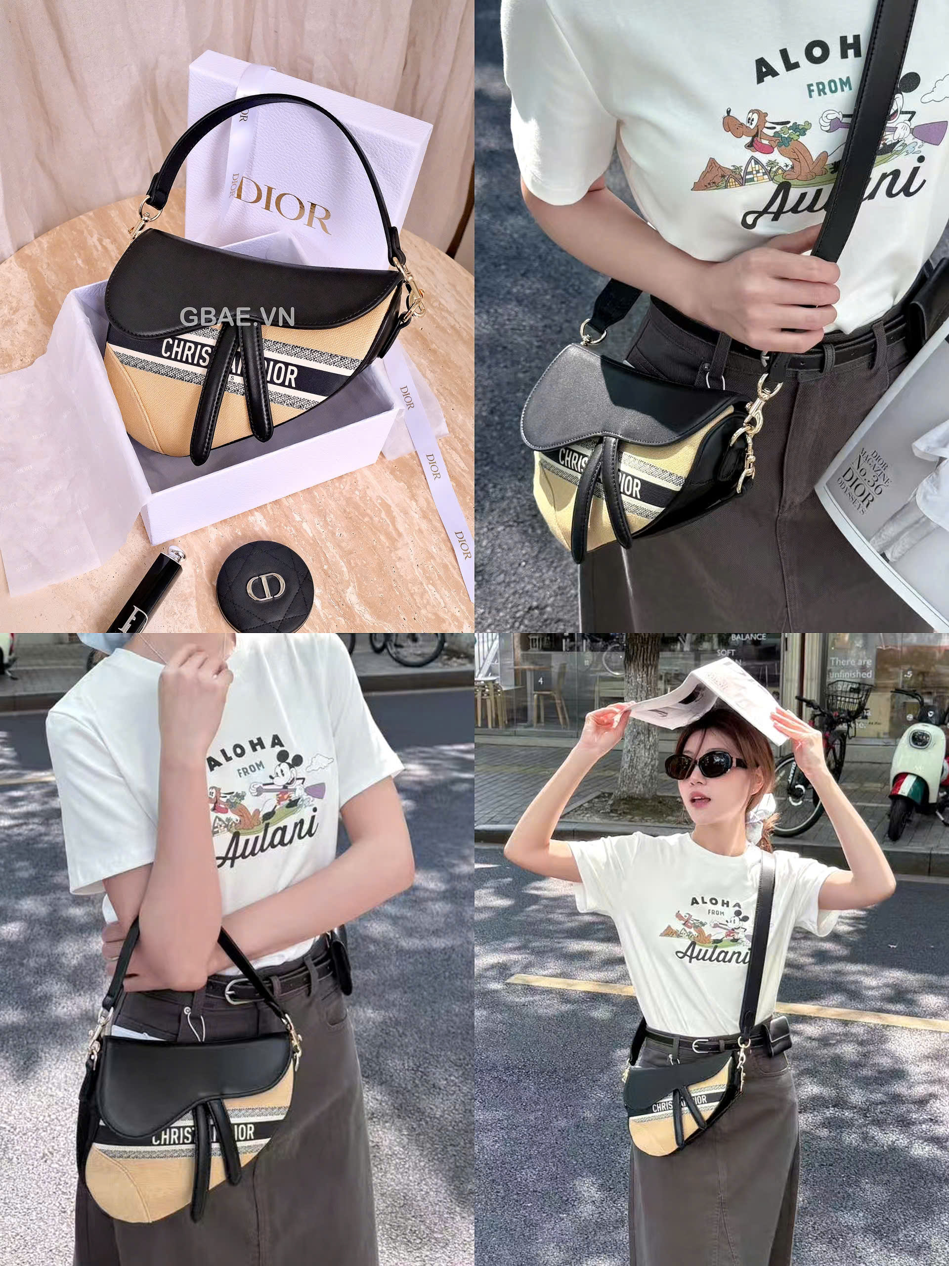 Túi Gift Custom DIOR Saddle Mini Bag Dáng Yên Ngựa NEW 2025