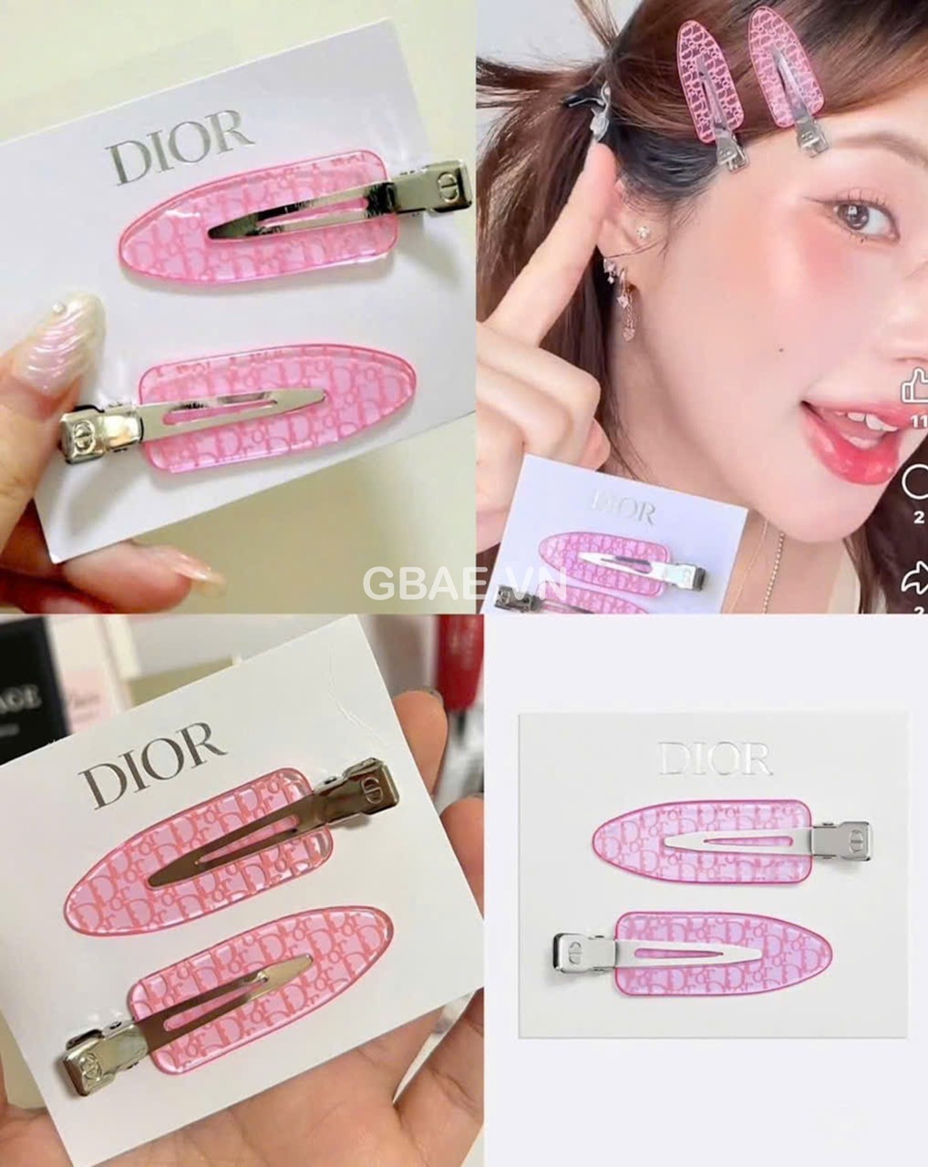 Set Kẹp Tóc DIOR 2c