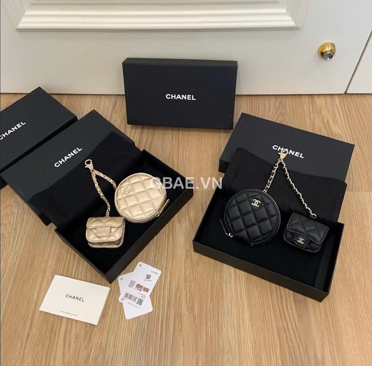 Túi tròn Chanel kèm ví Pouch 2 in 1 - fullbox