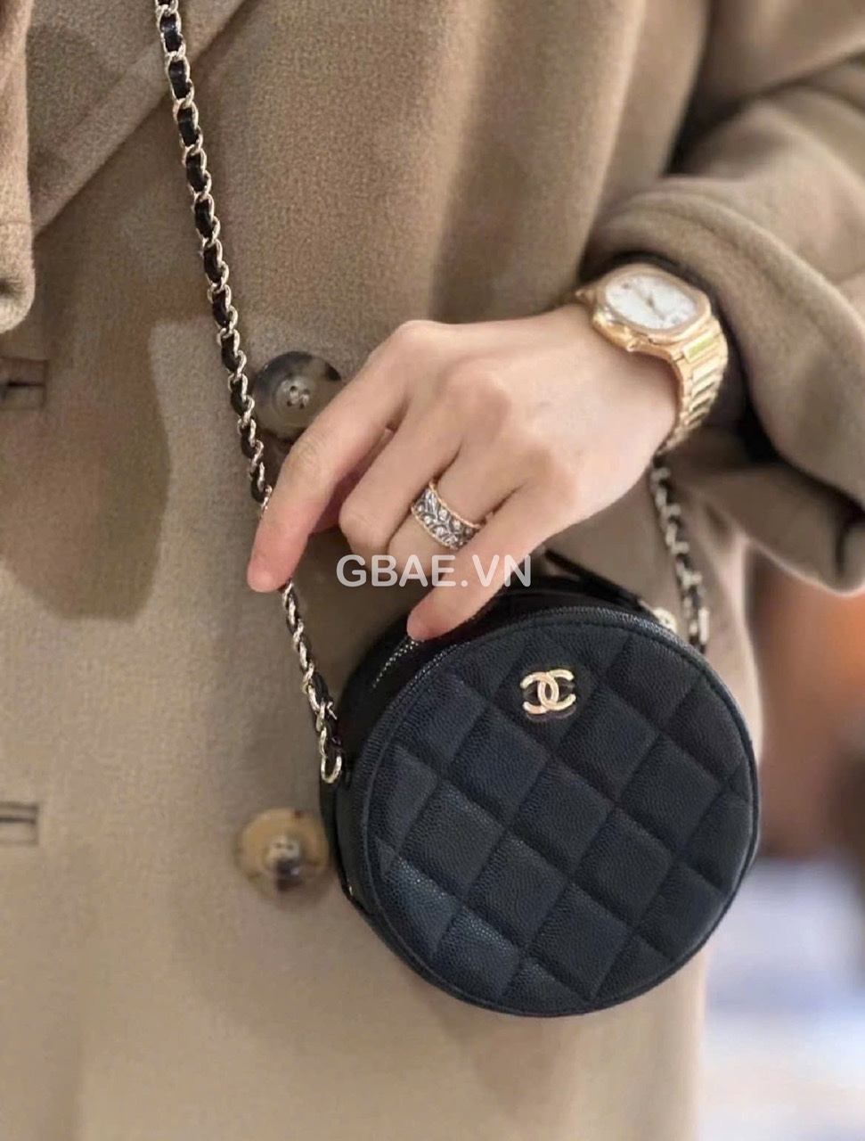 Túi tròn Chanel kèm ví Pouch 2 in 1 - fullbox