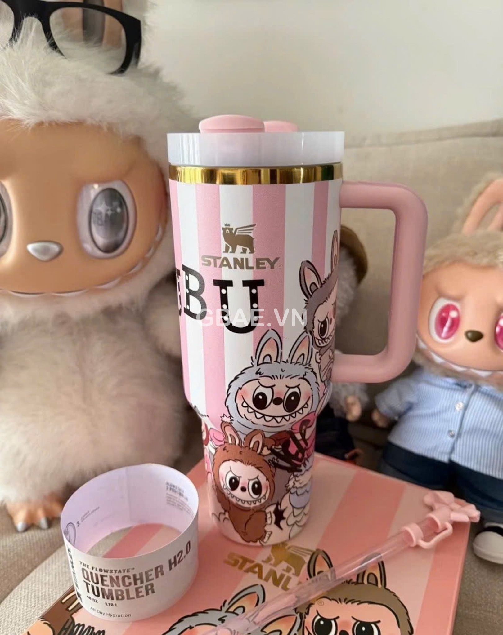 Bình nước Stanley x Labubu