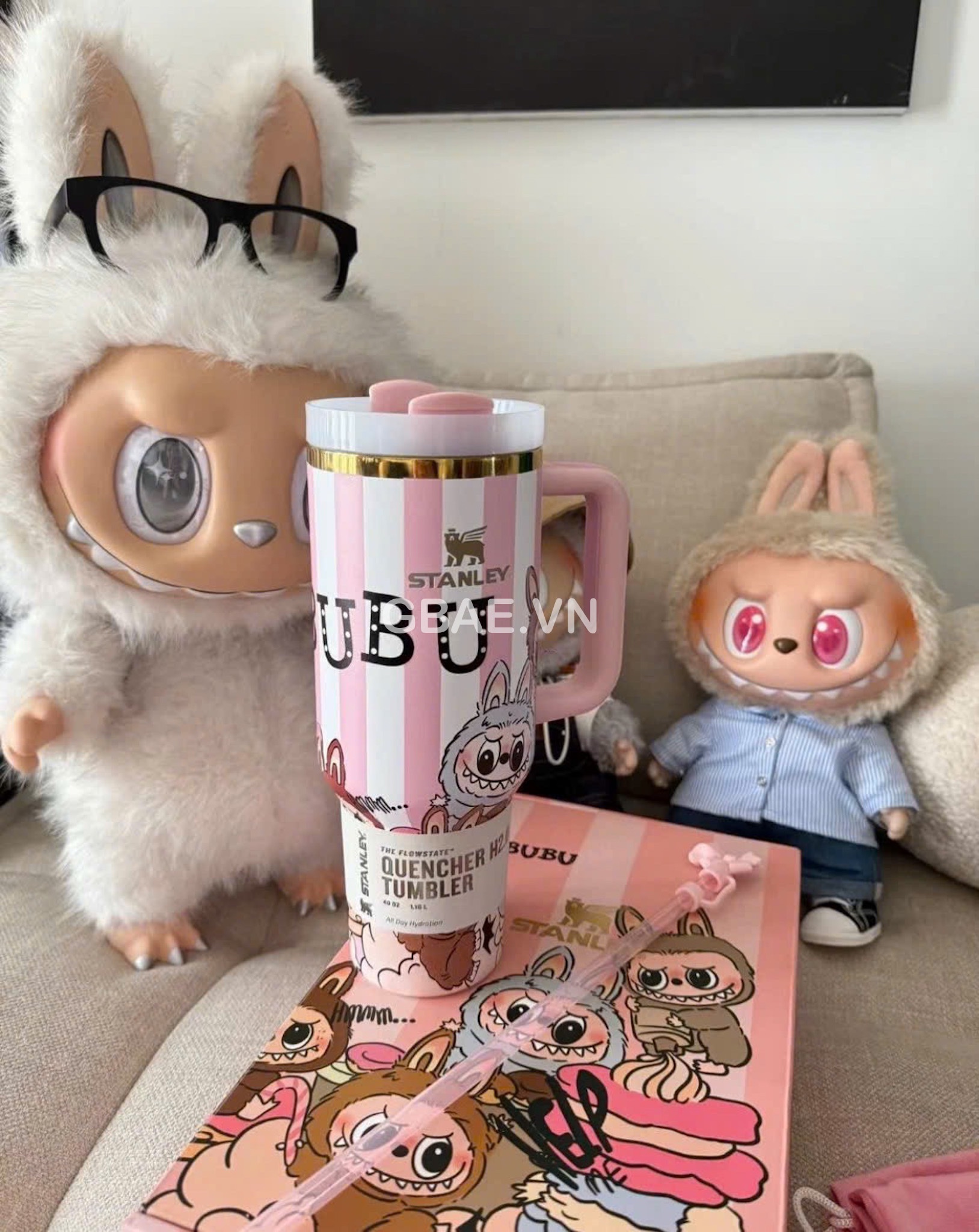 Bình nước Stanley x Labubu