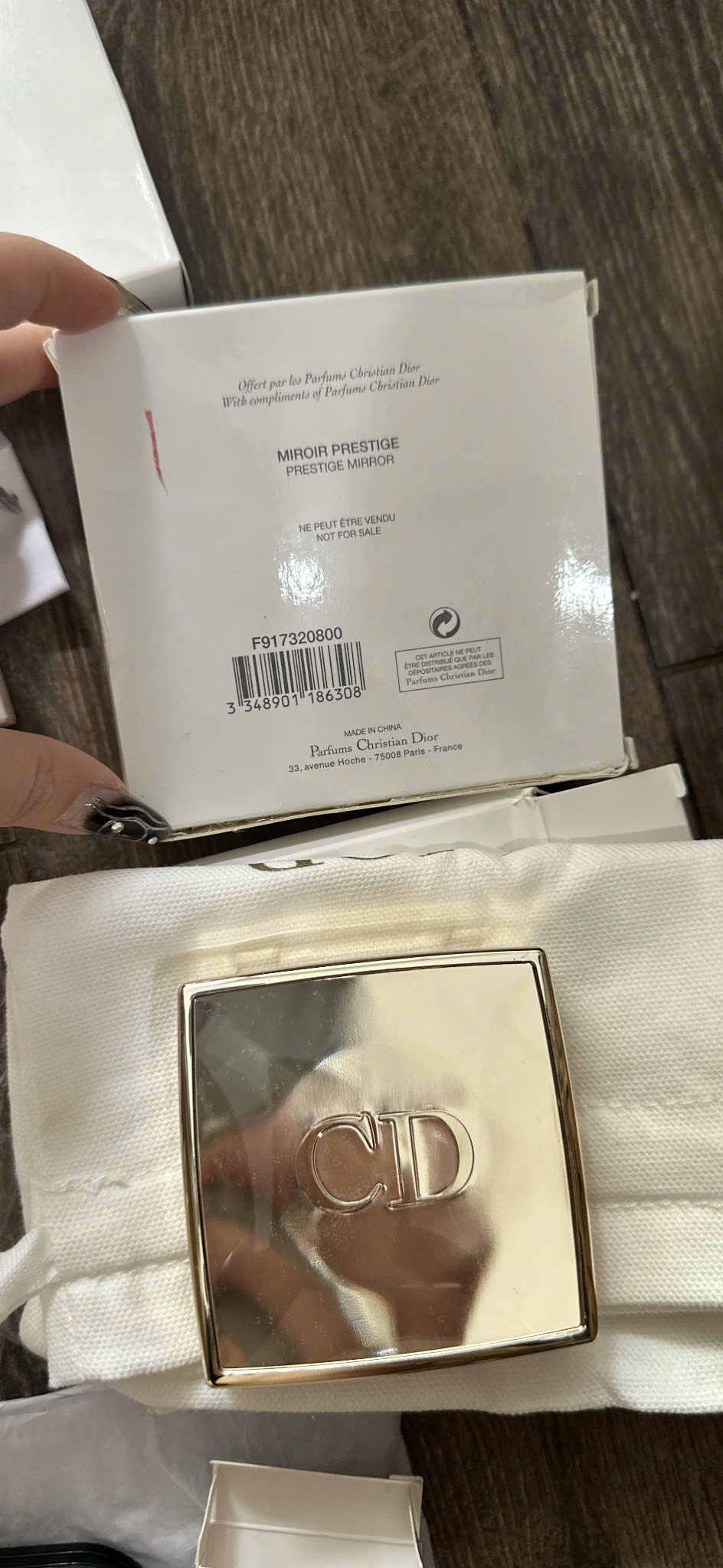 Gương mini DIOR Pocket Gift Chính Hãng