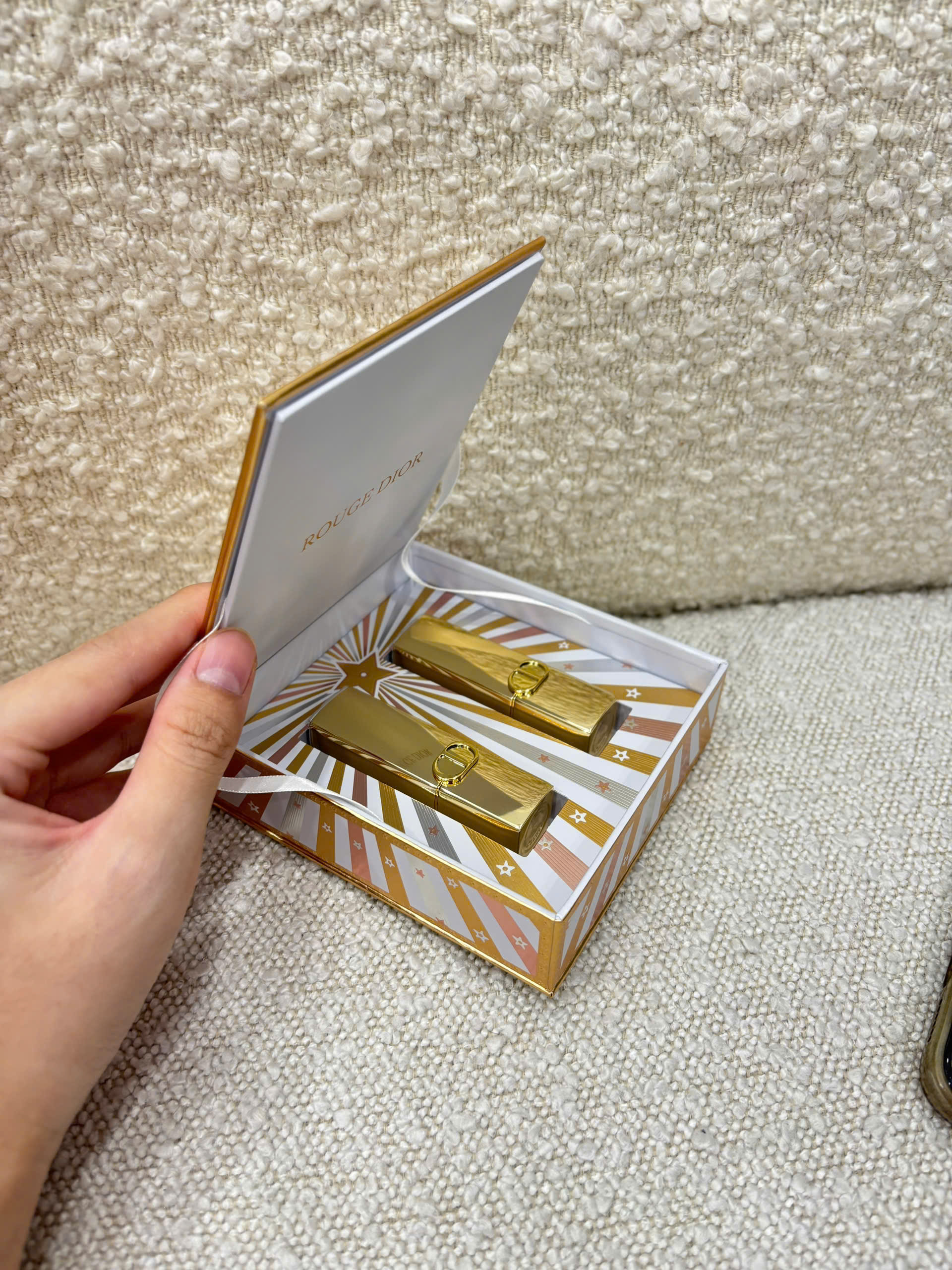 Hộp/Case Đựng Son DIOR Lunar New Year 2025 (vừa Dior Rouge, Dior Glow, Dior Kem Laquer Fullsize)