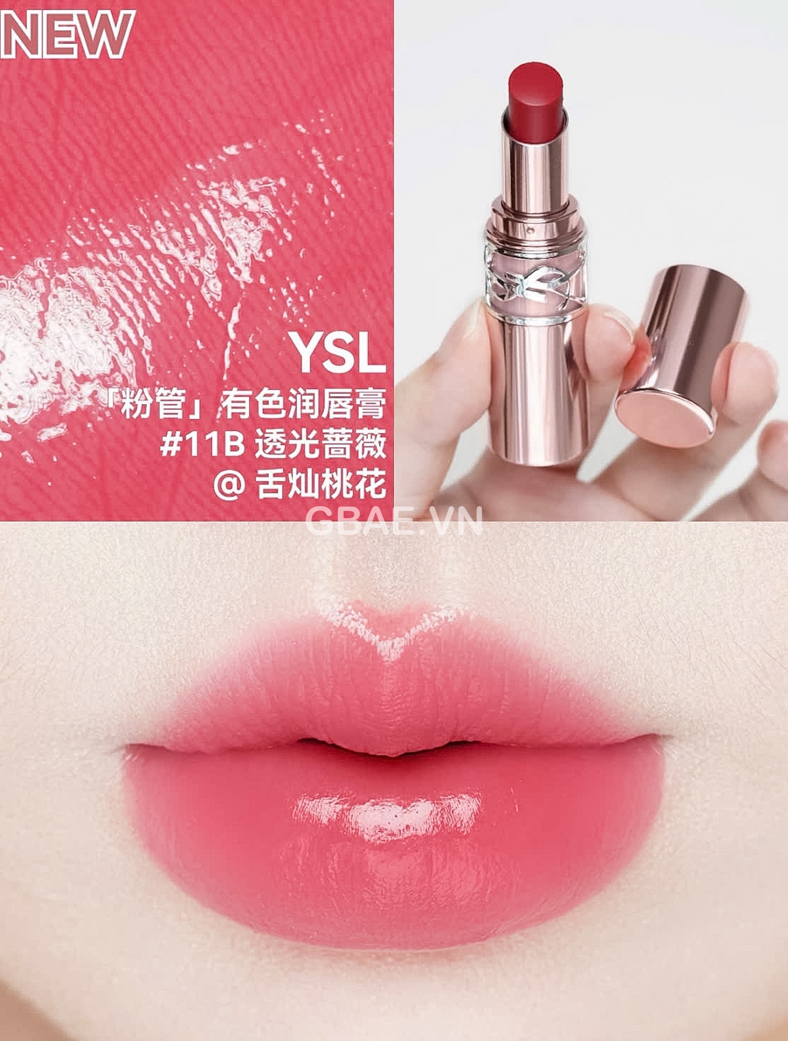 Son Dưỡng YSL Candy GLow/LoveShine Caring Lipstick 3.2g