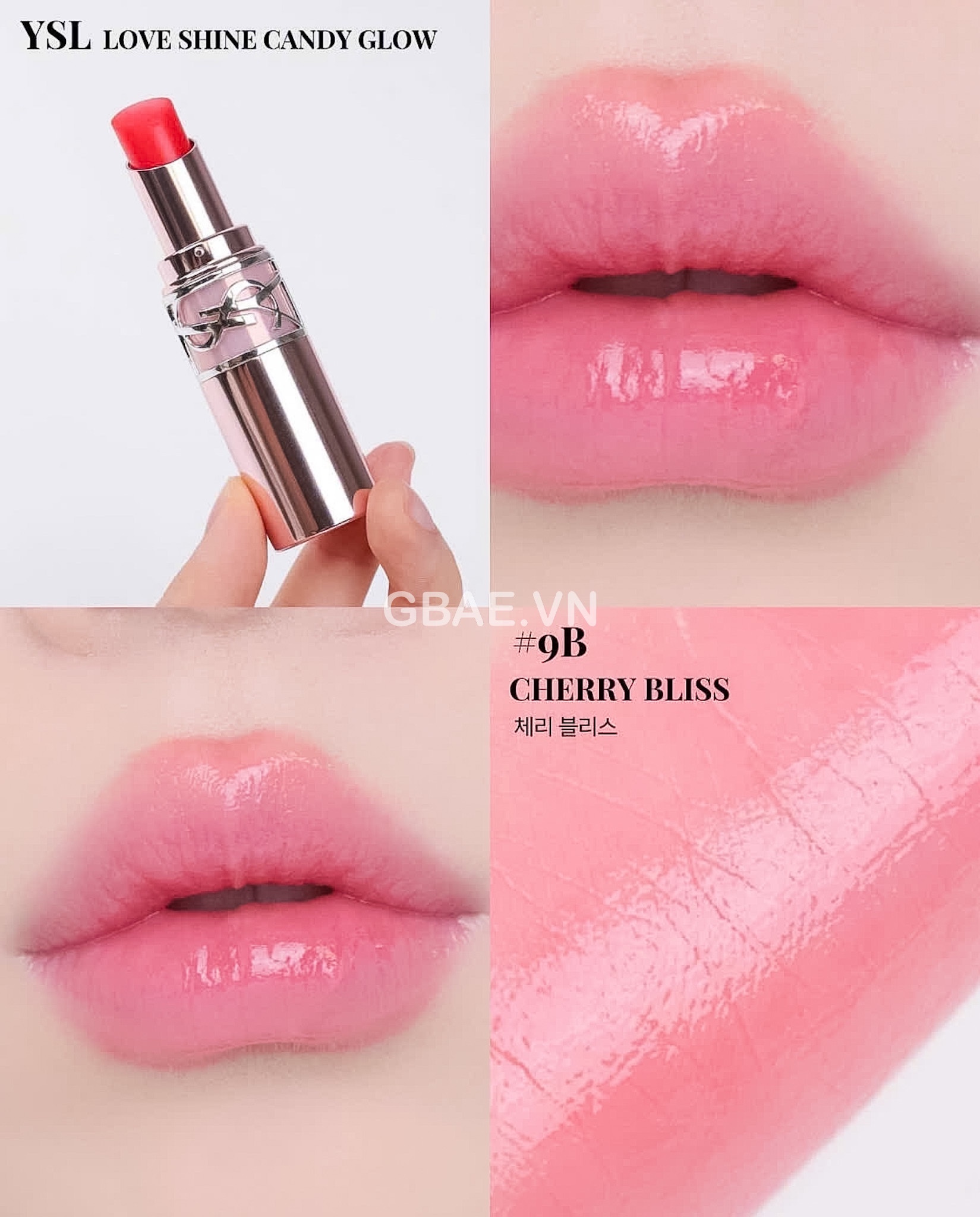 Son Dưỡng YSL Candy GLow/LoveShine Caring Lipstick 3.2g