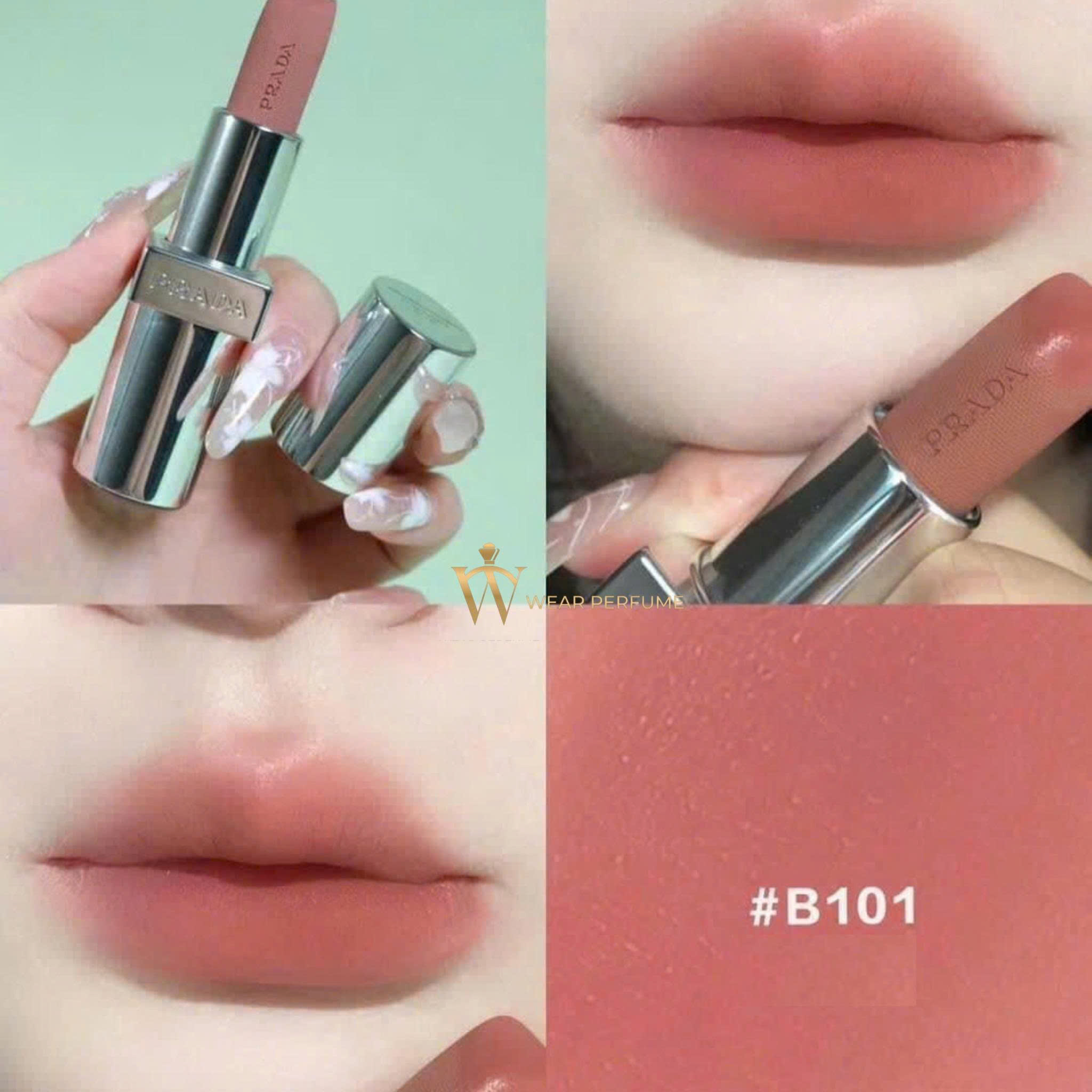 Son Dưỡng Prada Beauty Moisturizing Lip Balm Fullsize