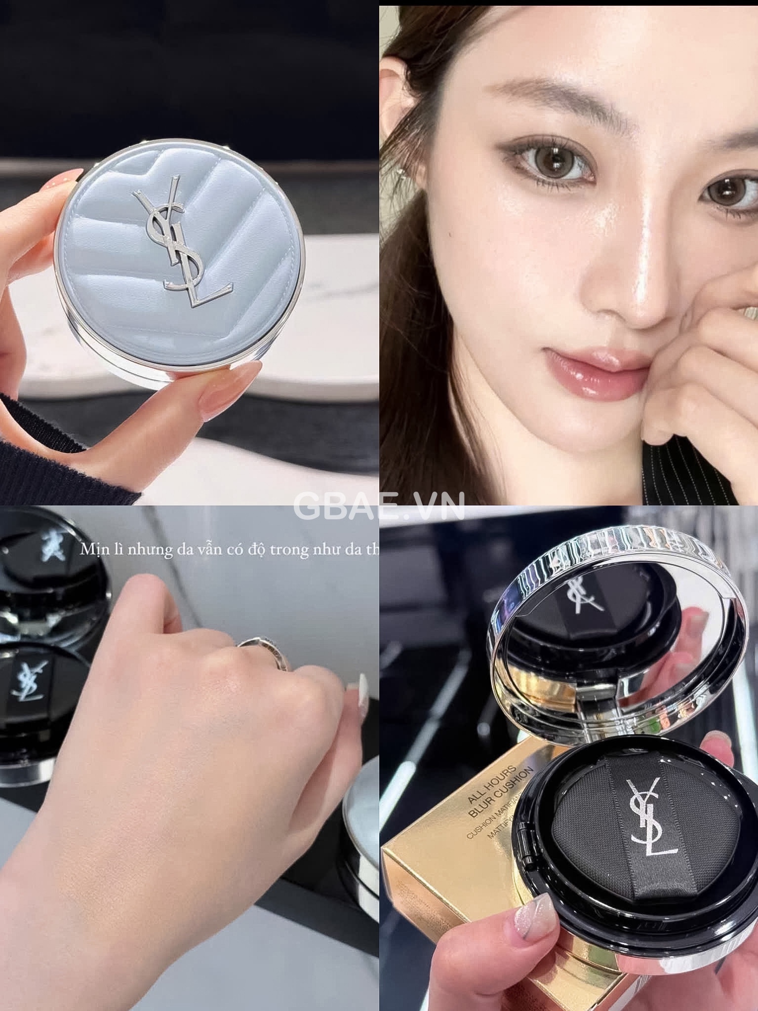 Phấn Nước YSL All Hours Blur Cushion Powder Spring Bảng Limited 2026 14g