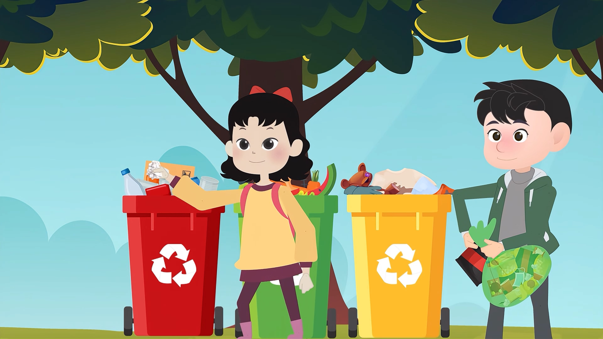 Motion Graphic - Vứt Rác Đúng Cách