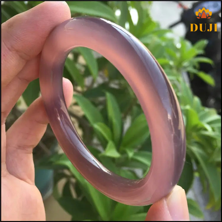 Vòng tay đá mã não tím tự nhiên