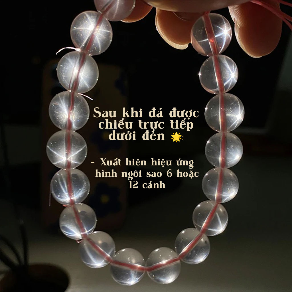 Vòng tay Thạch Anh Hồng Ánh Sao 6A
