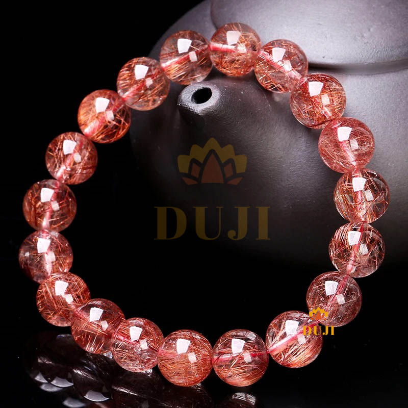 Vòng tay Thạch Anh Tóc Đỏ 7A