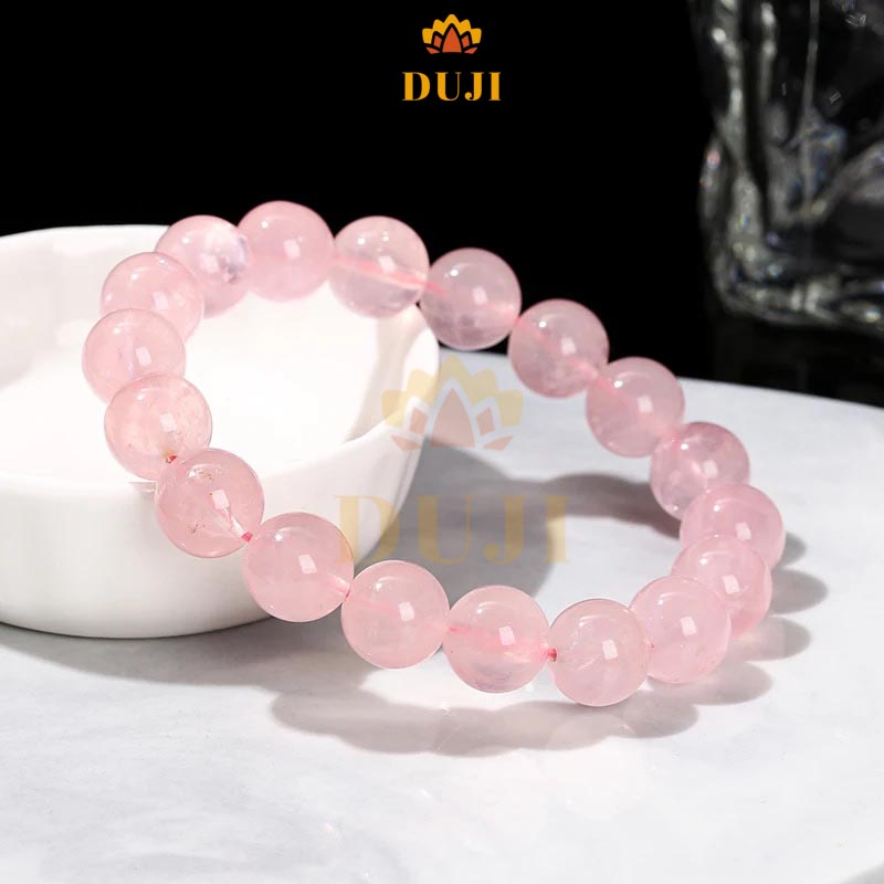 Vòng tay Thạch Anh Hồng 5A