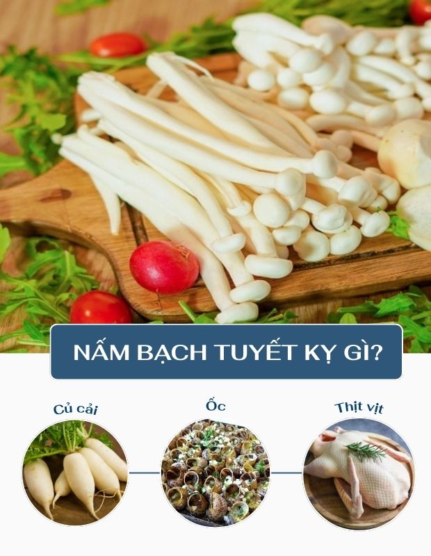 Nấm bạch tuyết kỵ với gì? Những thực phẩm không nên kết hợp