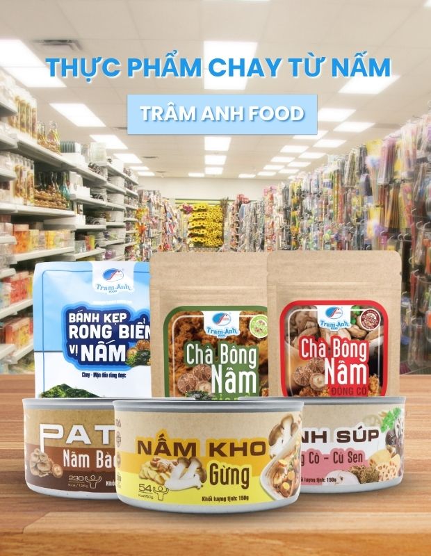 Thực phẩm chay chế biến từ nấm trên thị trường hiện nay