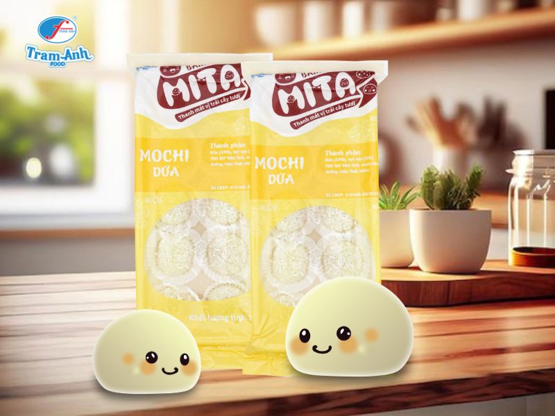 Bánh mochi dứa