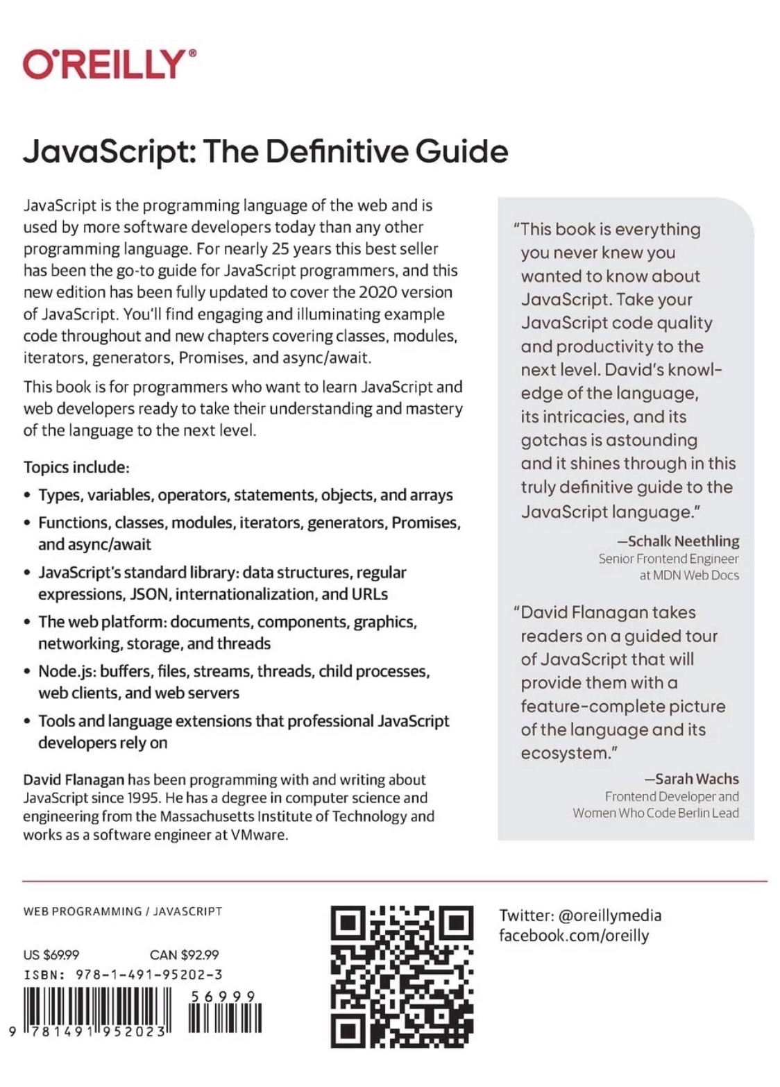 JavaScript: The Definitive Guide: Master the World's Most-Used Programming Language 7th