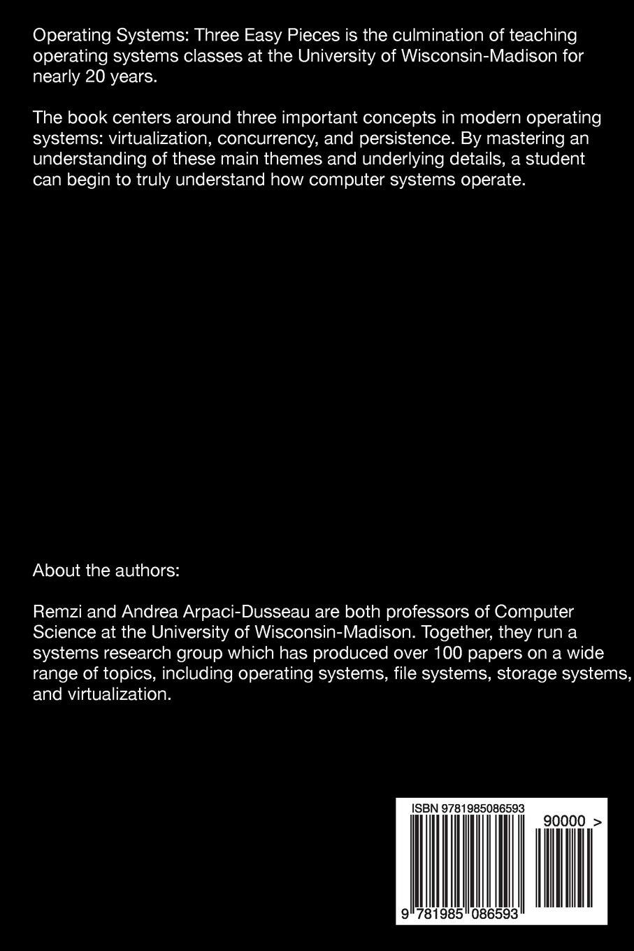 Operating System Three Easy Pieces