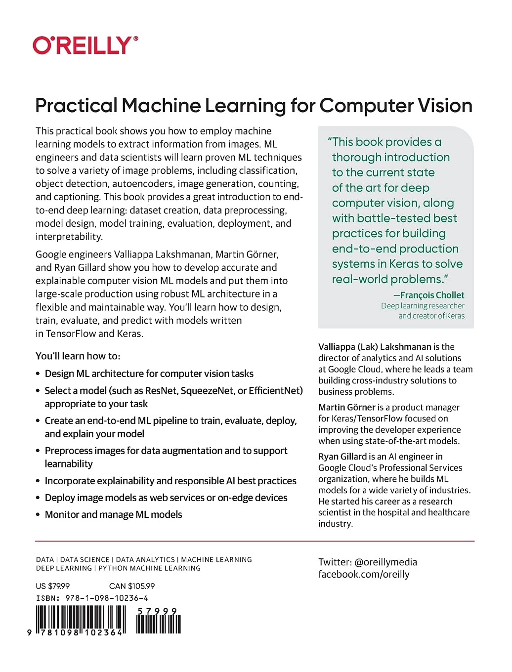 Practical Machine Learning for Computer Vision