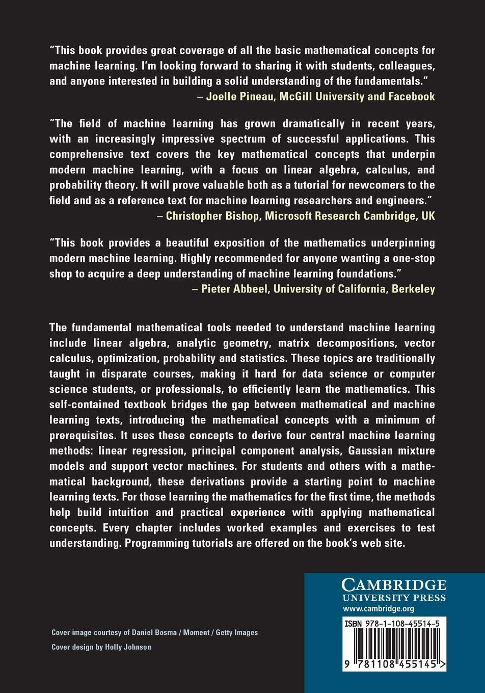 Mathematics For Machine Learning Mathematics for machine learning