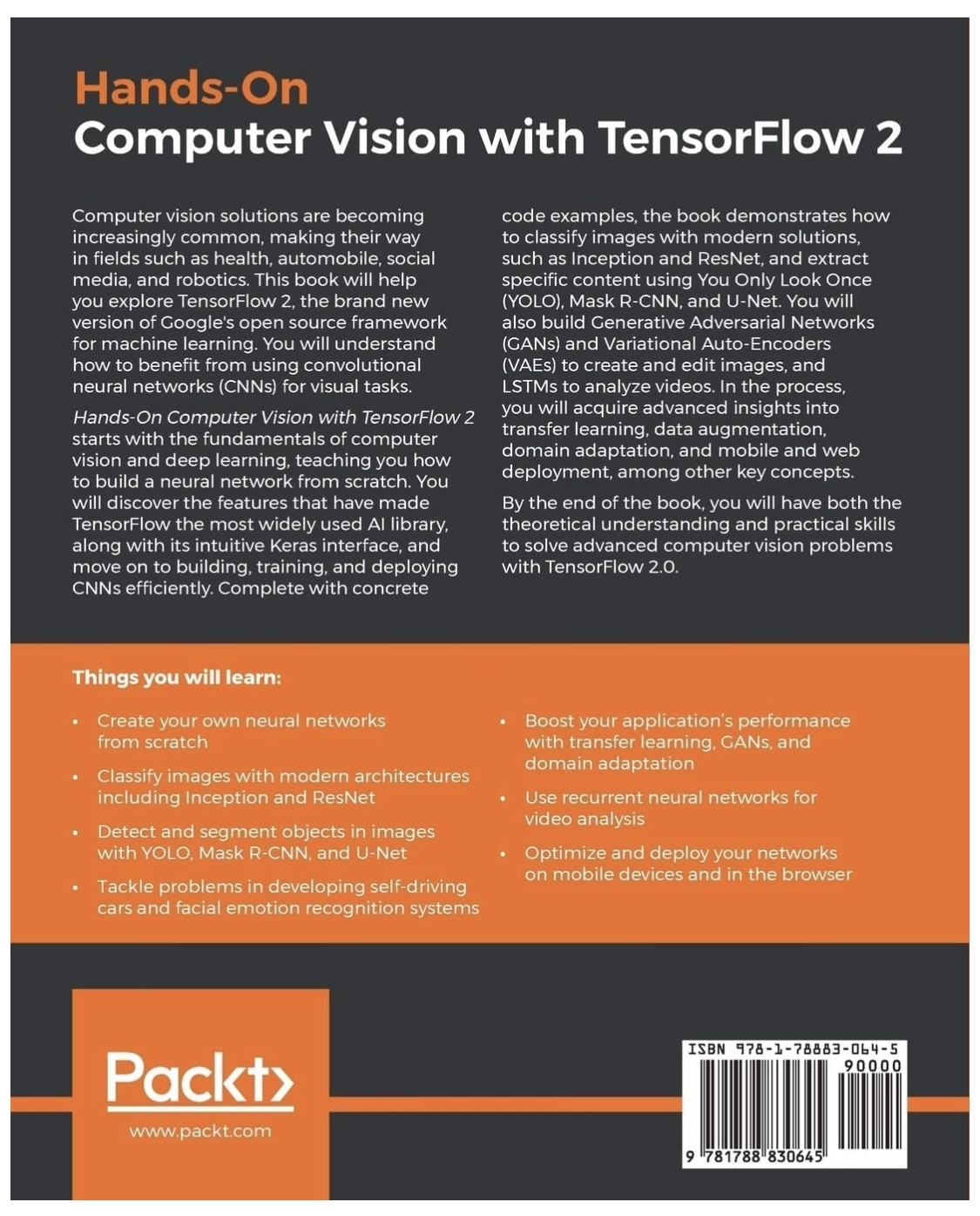 Hands-On Computer Vision with TensorFlow 2