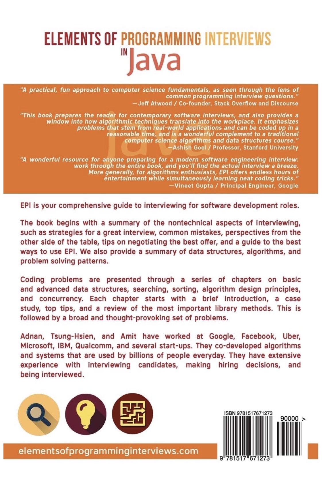 Elements of Programming Interviews in Java