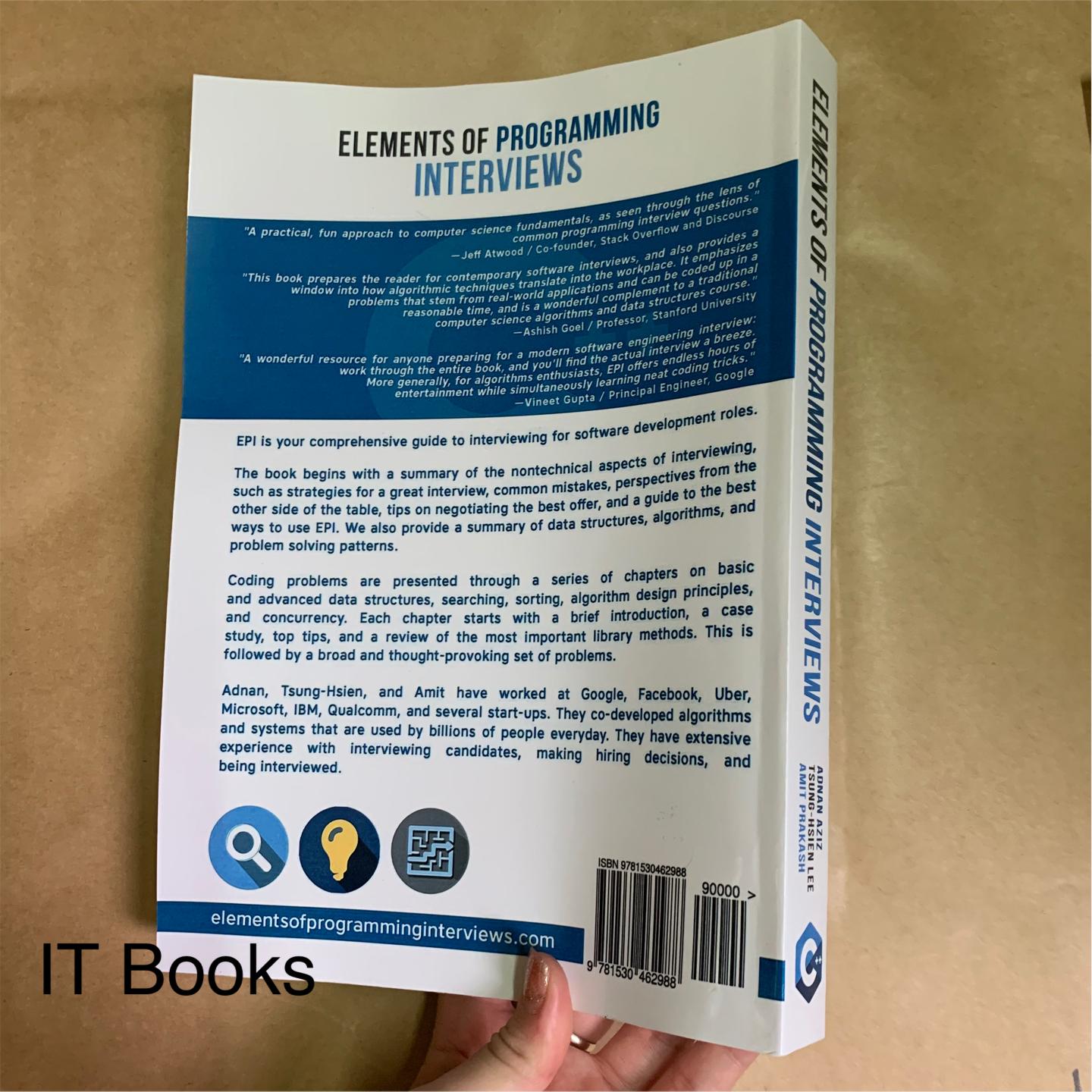 Elements of Programming Interviews: The Insiders' Guide