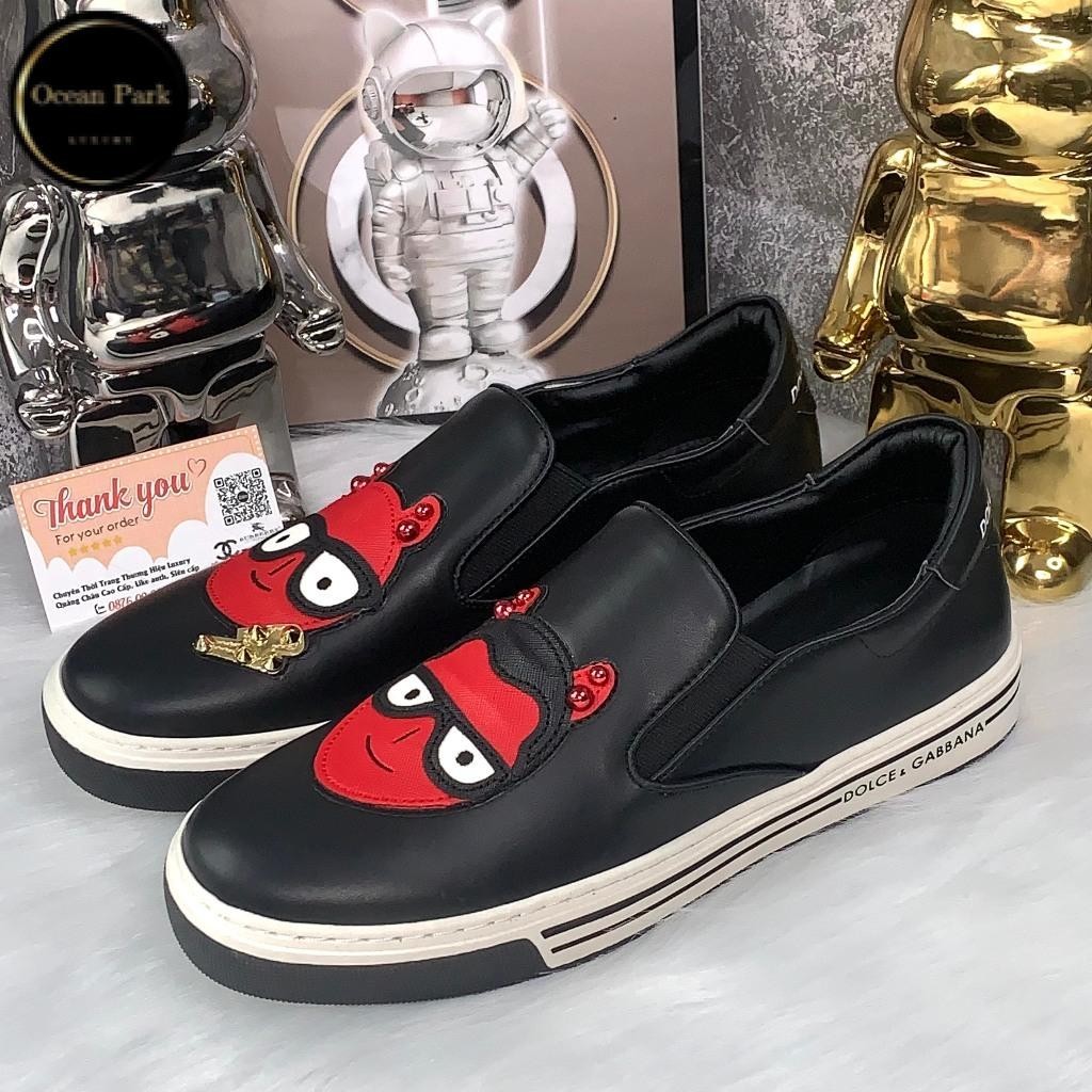 [ Ocean Park Luxury ] Siêu Phẩm Giày Thể Thao Sneaker DG Mặt Qủy hàng Cao Cấp full box dành cho các Boy Phố